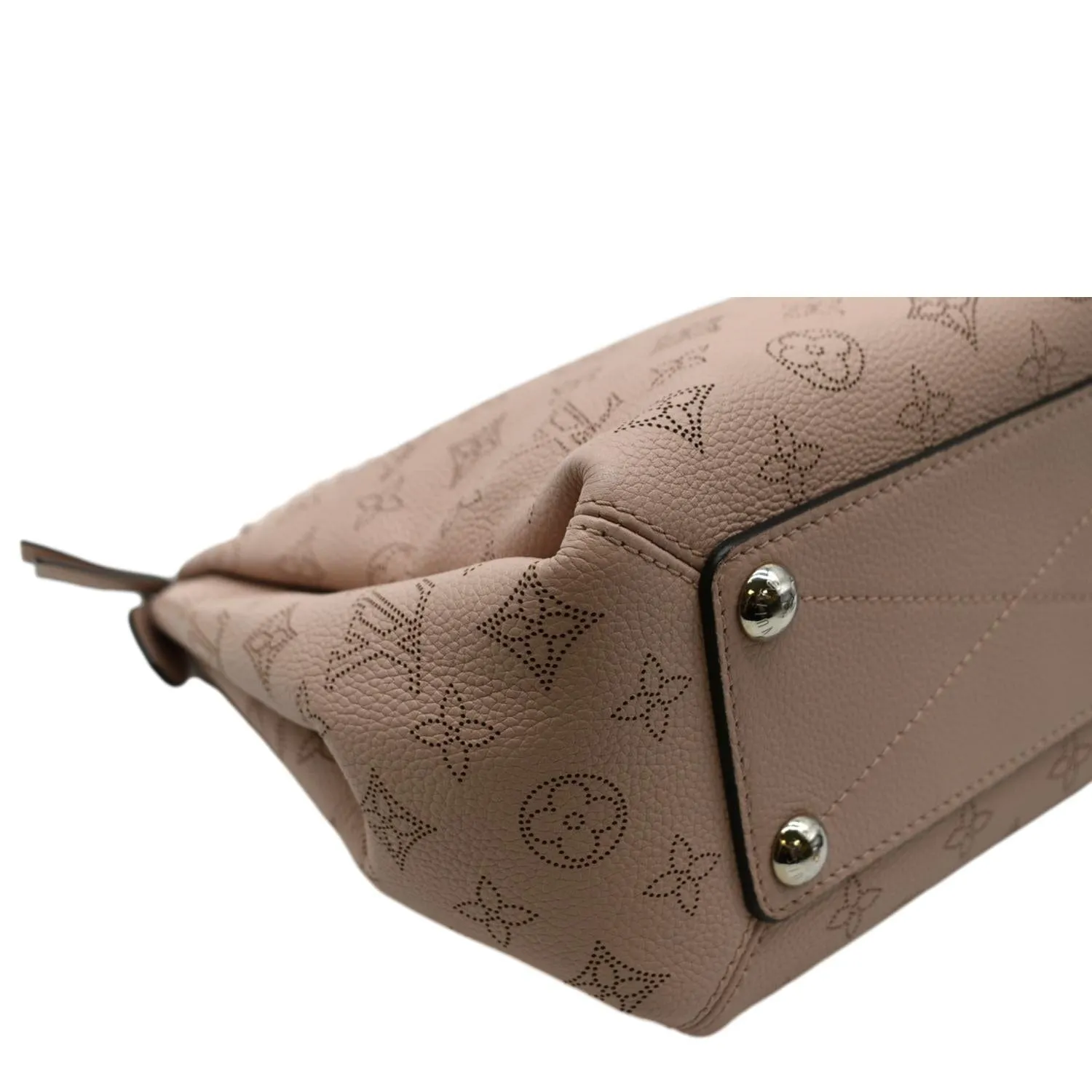LOUIS VUITTON Babylone Mahina Calfskin Leather Shoulder Bag Pink