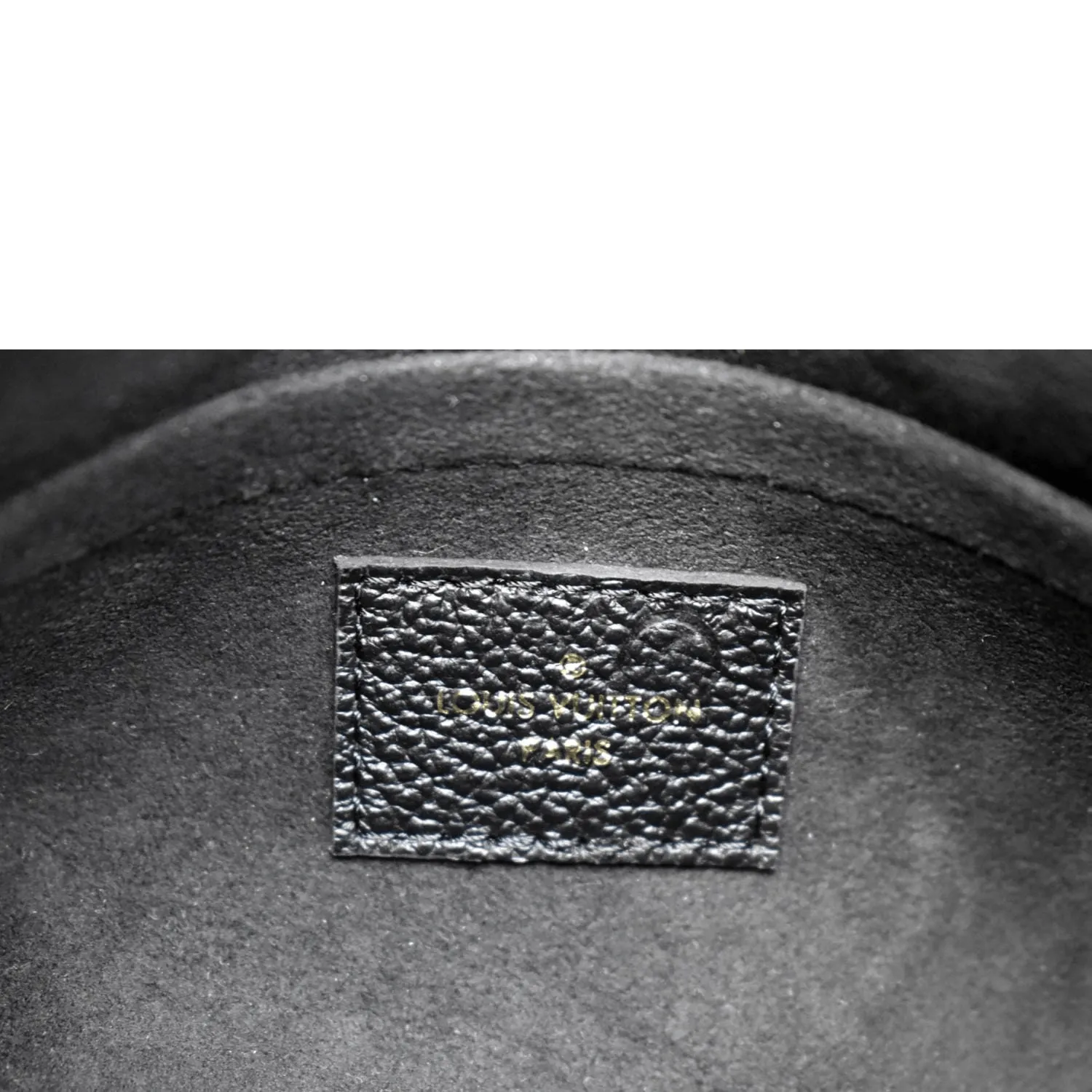 LOUIS VUITTON Bagatelle Monogram Empreinte Shoulder Bag Black