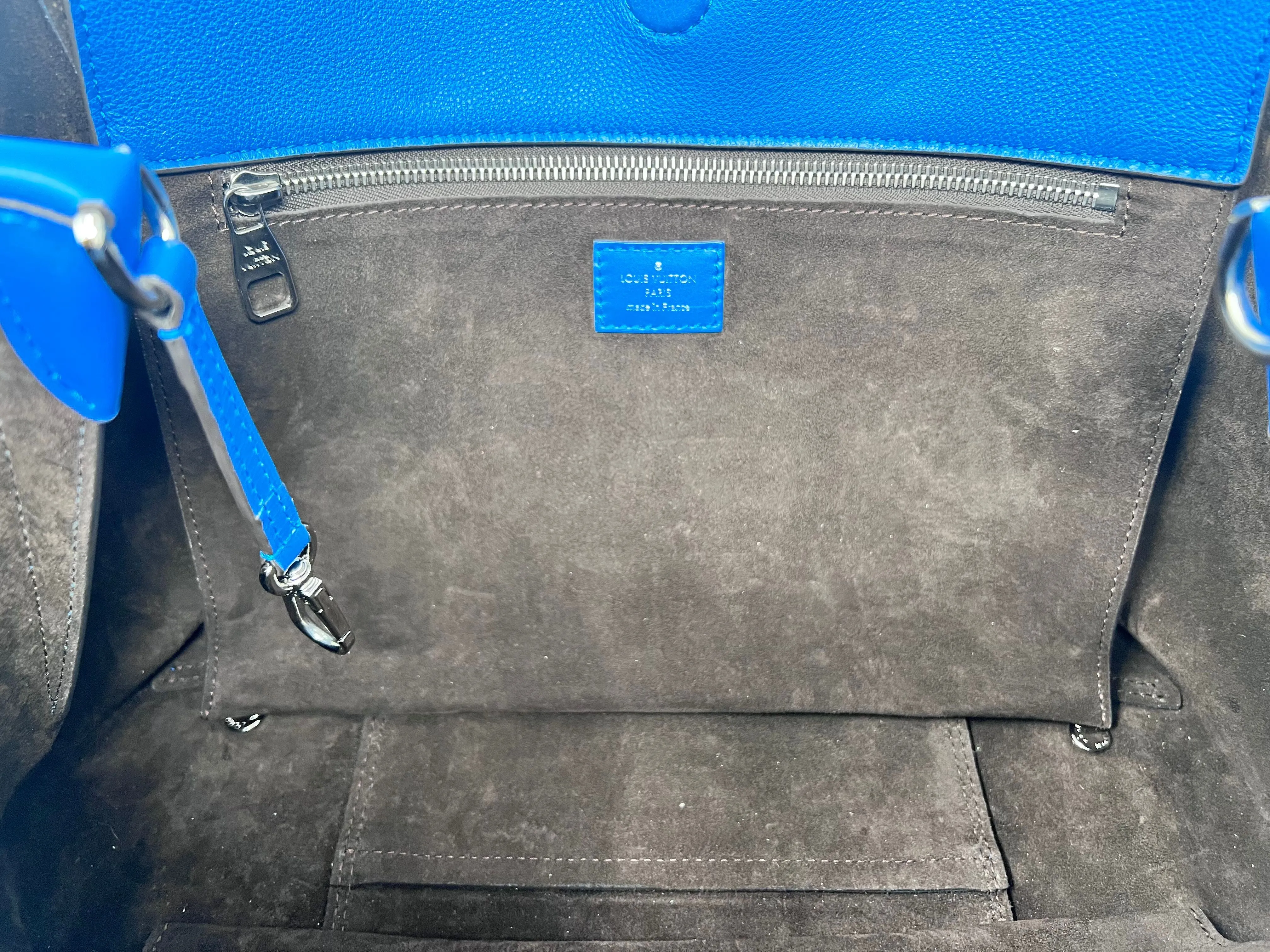 Louis Vuitton Blue Lagon '14 Veau Cachemire 'W' PM Tote