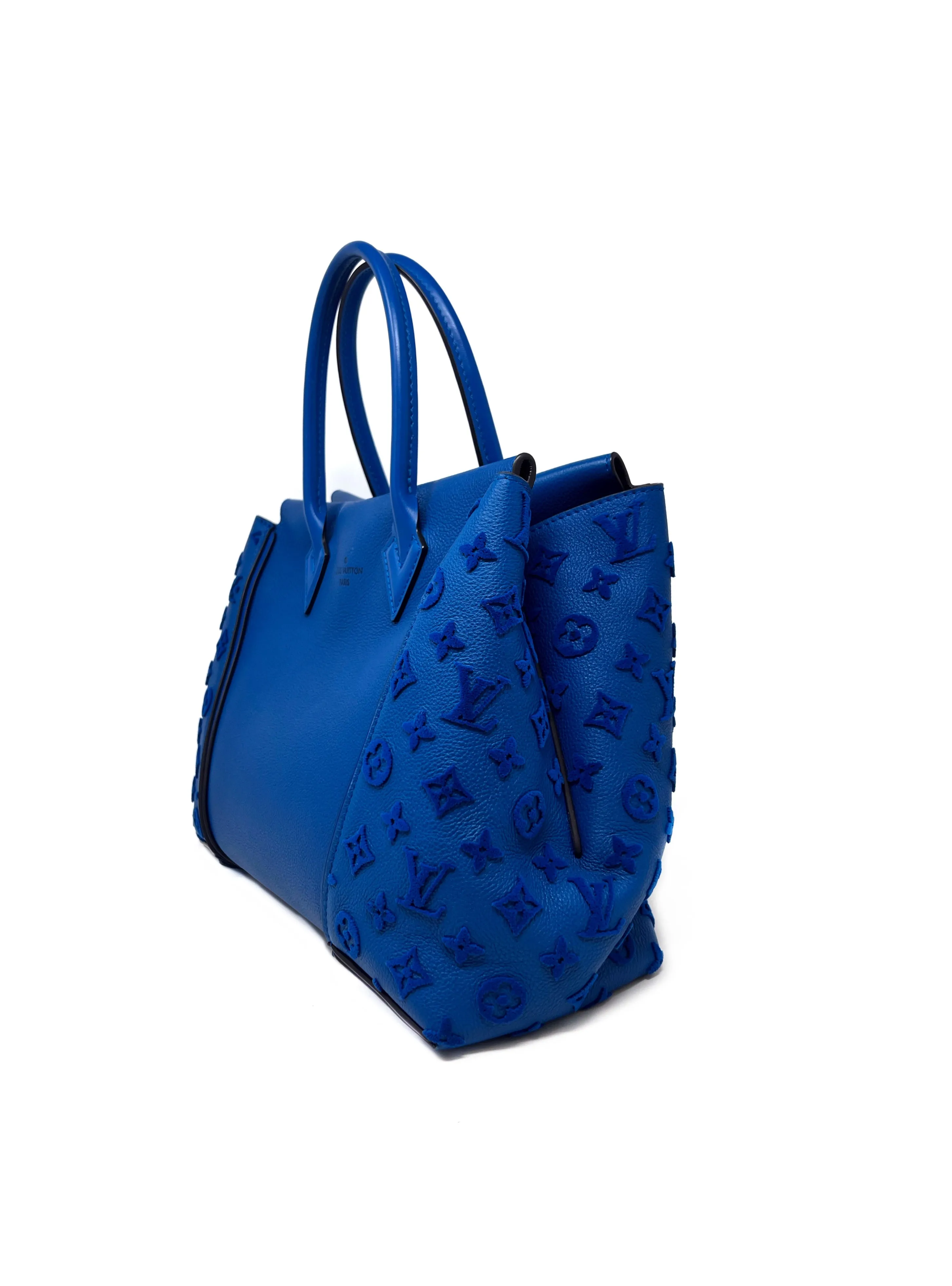 Louis Vuitton Blue Lagon '14 Veau Cachemire 'W' PM Tote