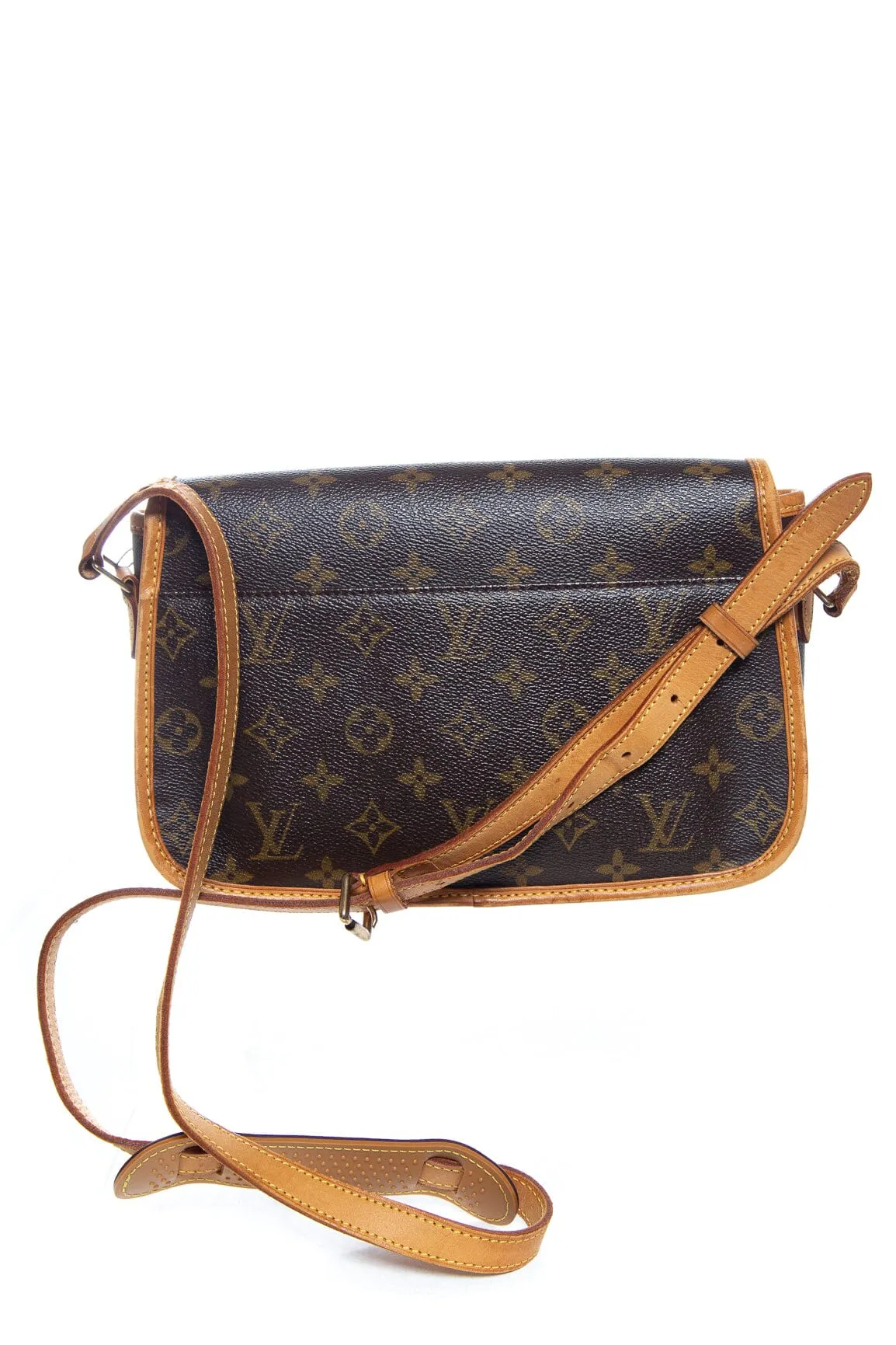 Louis Vuitton Brown Canvas Monogram Sologne Handbag
