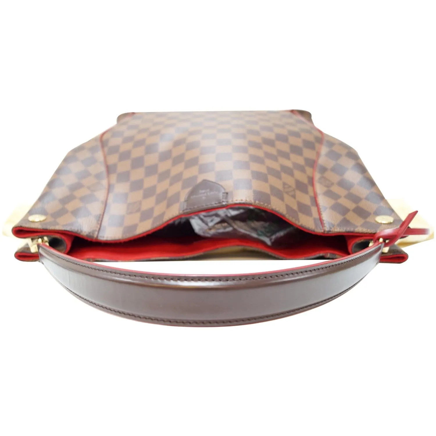 LOUIS VUITTON Caissa Damier Ebene Hobo Bag Brown