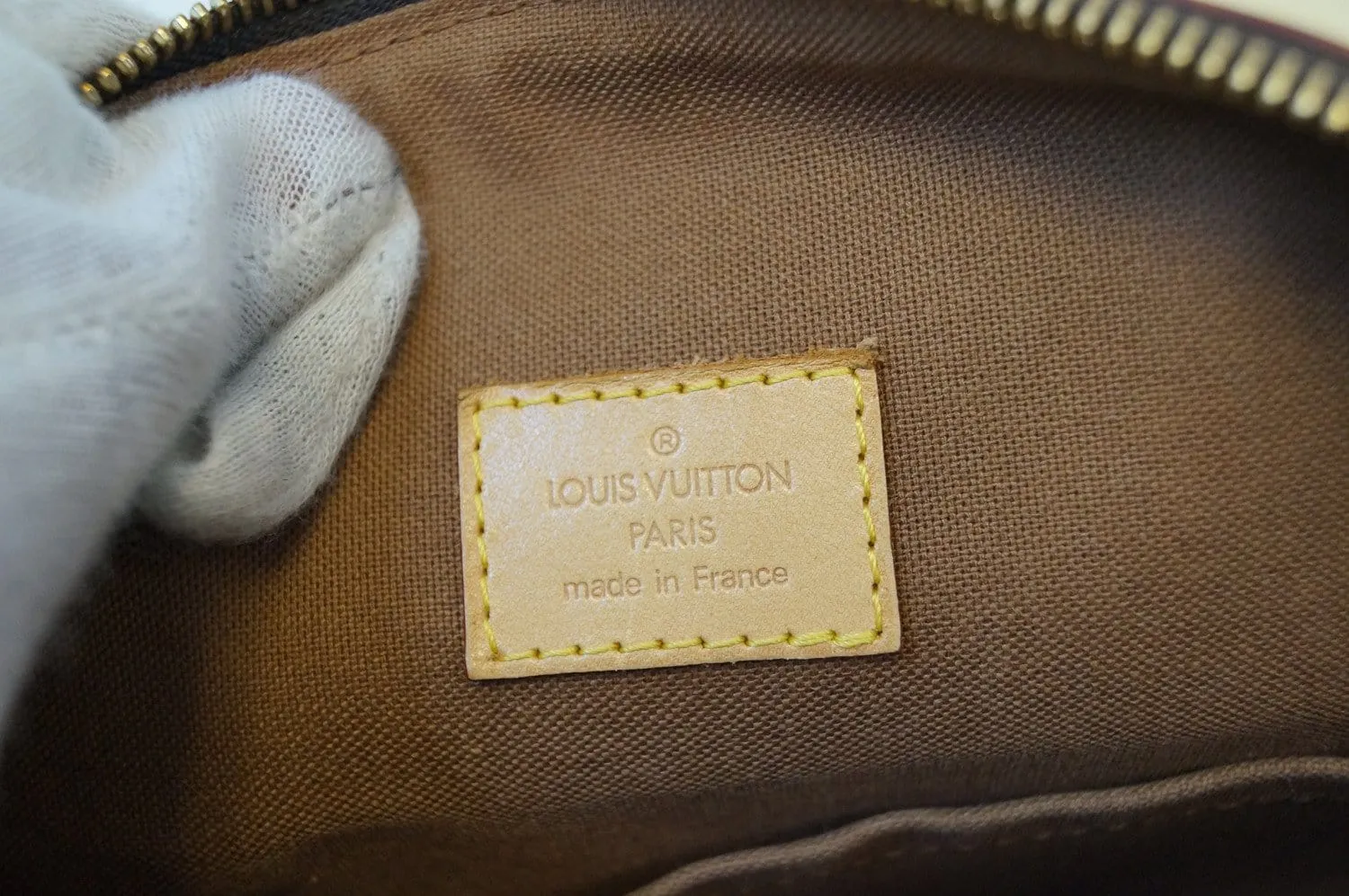 LOUIS VUITTON Canvas Lockit PM Handbag