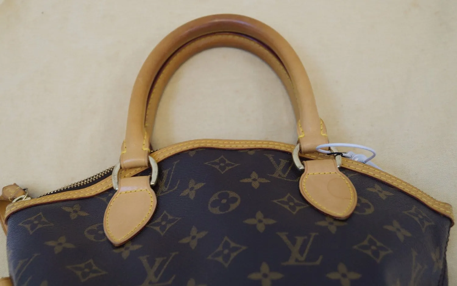 LOUIS VUITTON Canvas Lockit PM Handbag