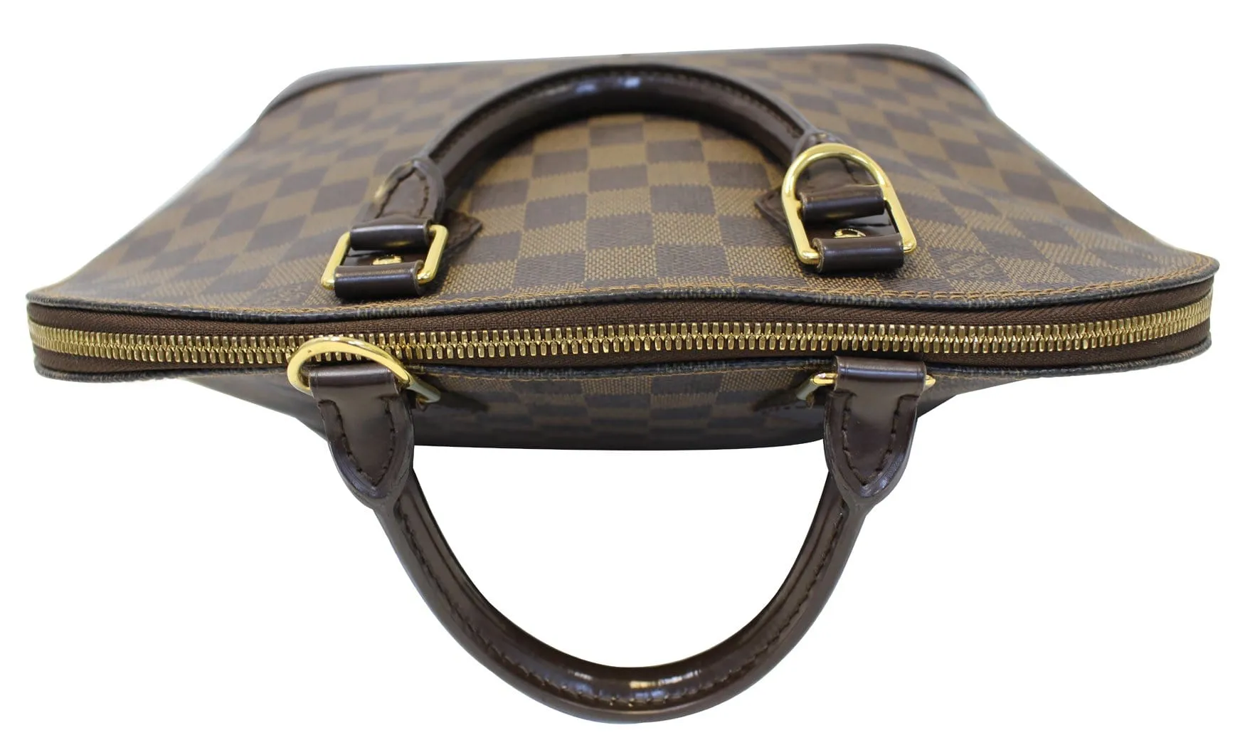 LOUIS VUITTON Damier Ebene Alma Brown Satchel