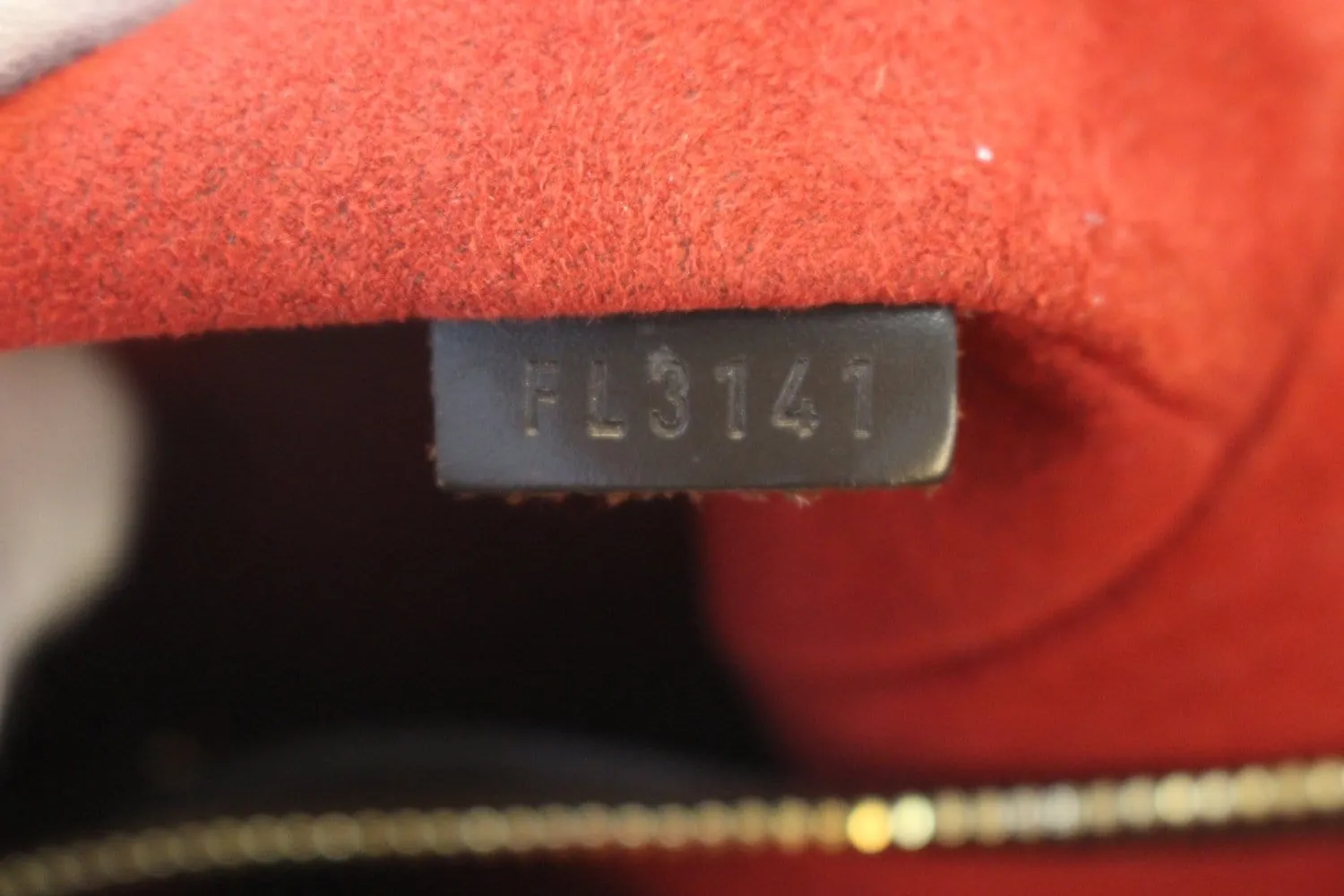 LOUIS VUITTON Damier Ebene Bergamo GM Bag