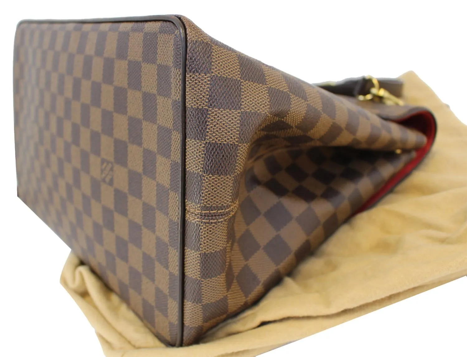 LOUIS VUITTON Damier Ebene Bergamo GM Bag