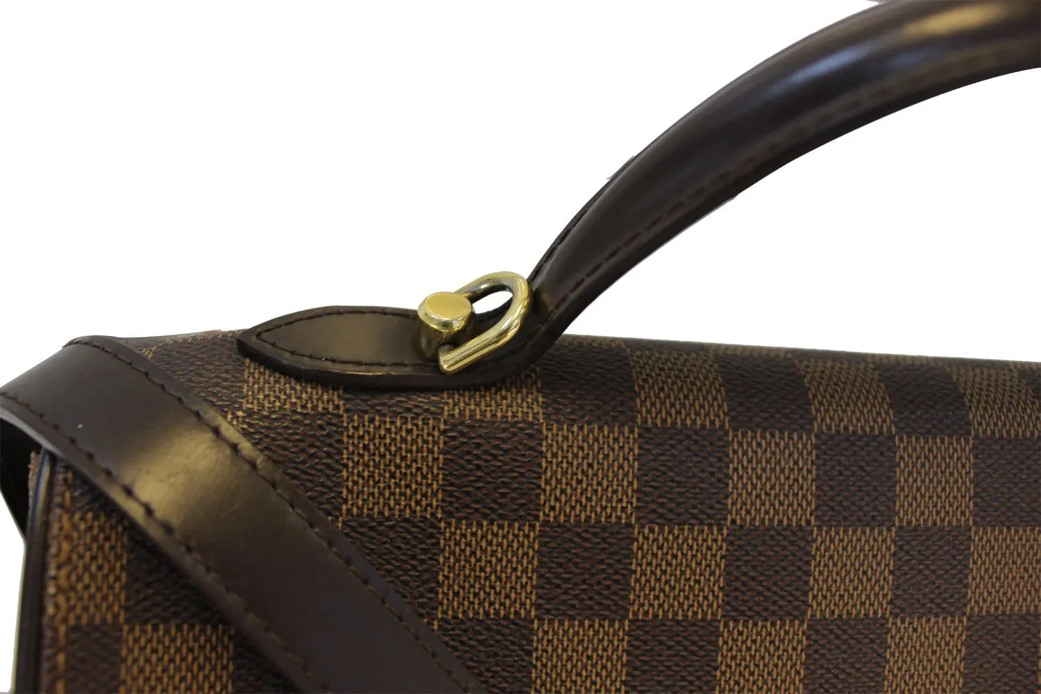 LOUIS VUITTON Damier Ebene Bergamo GM Bag