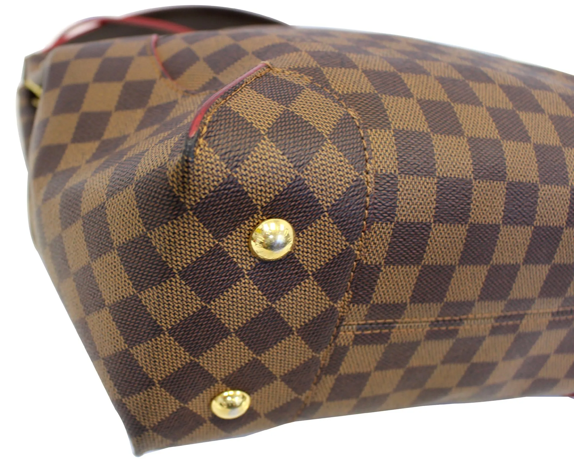 LOUIS VUITTON Damier Ebene Caissa Hobo Bag
