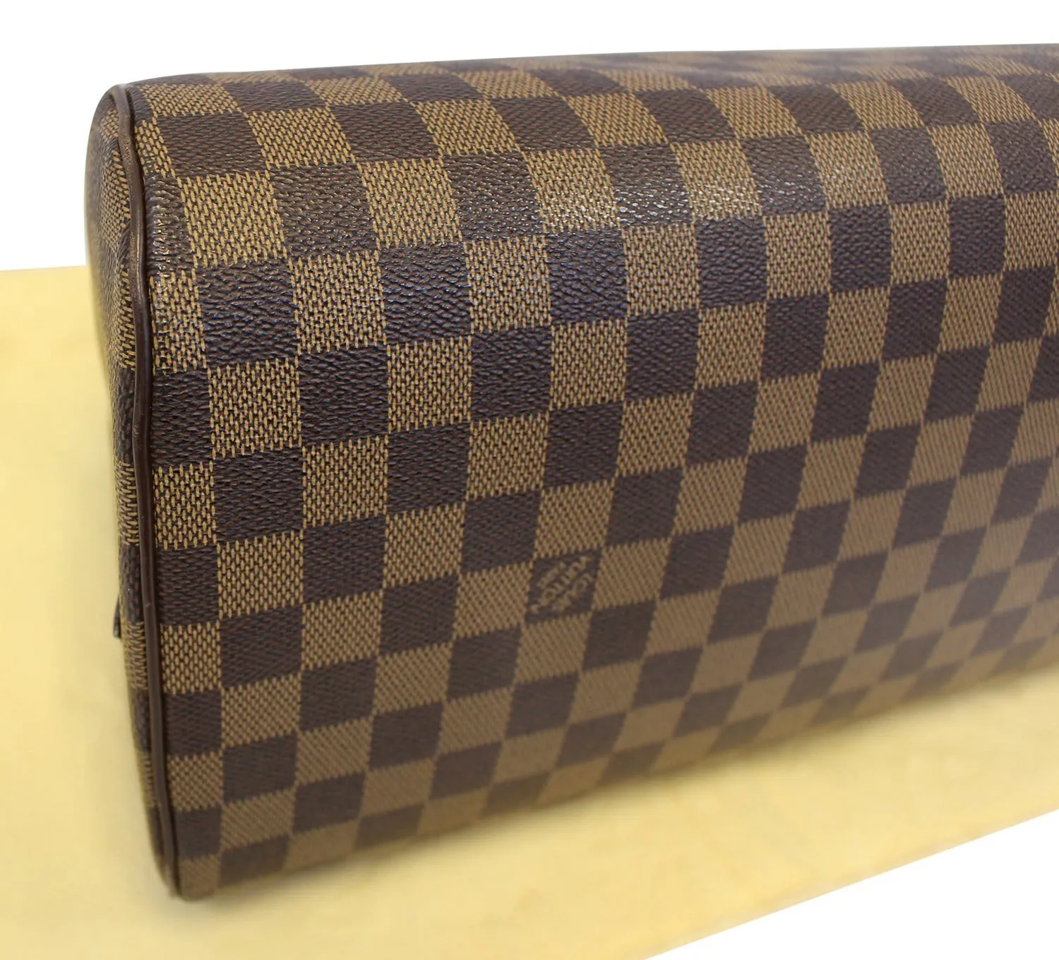 LOUIS VUITTON Damier Ebene Ribera MM Brown Satchel Bag