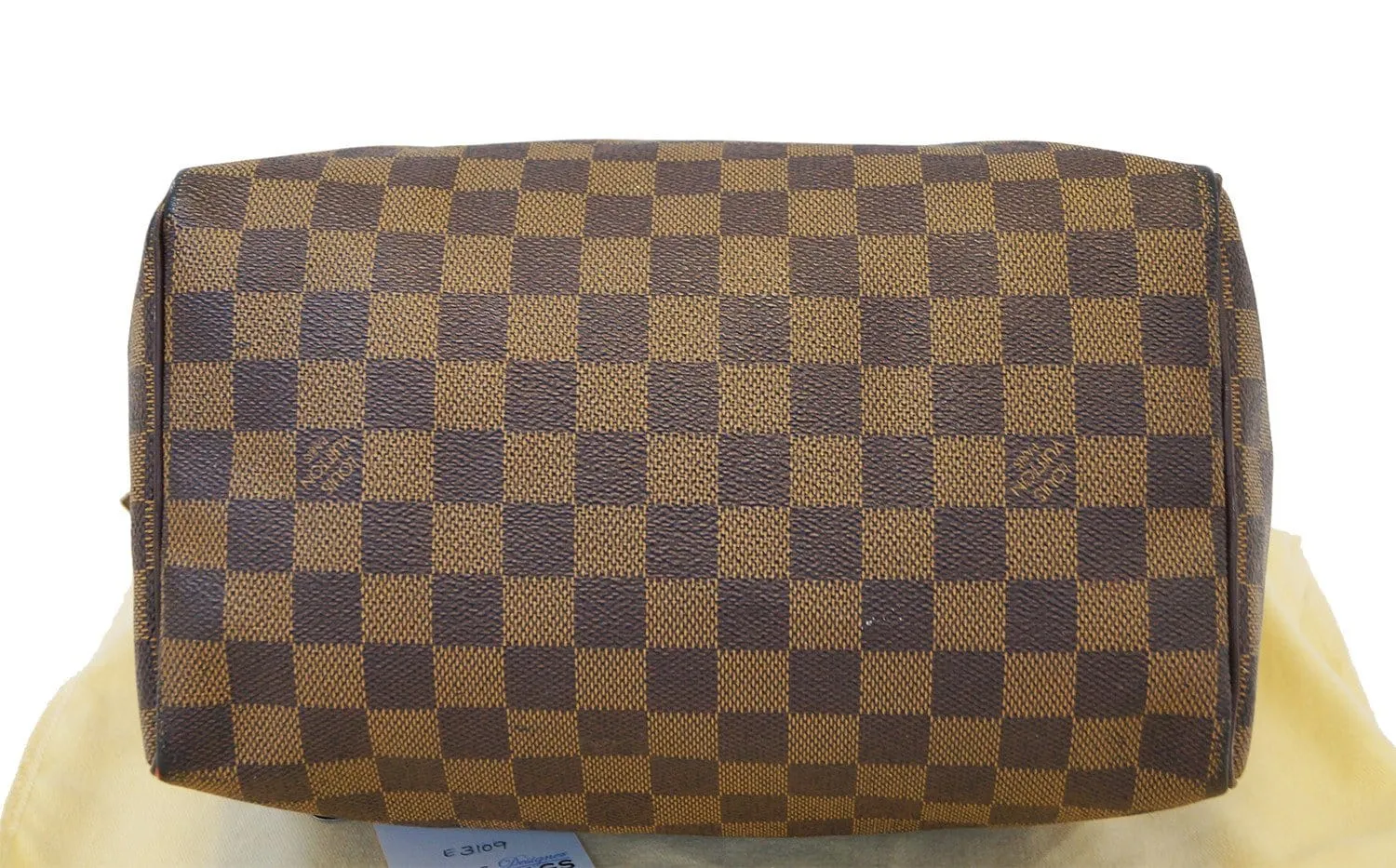 LOUIS VUITTON Damier Ebene Speedy 25 Handbag