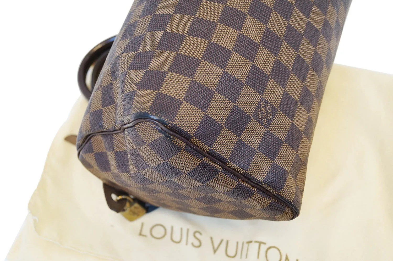 LOUIS VUITTON Damier Ebene Speedy 25 Handbag