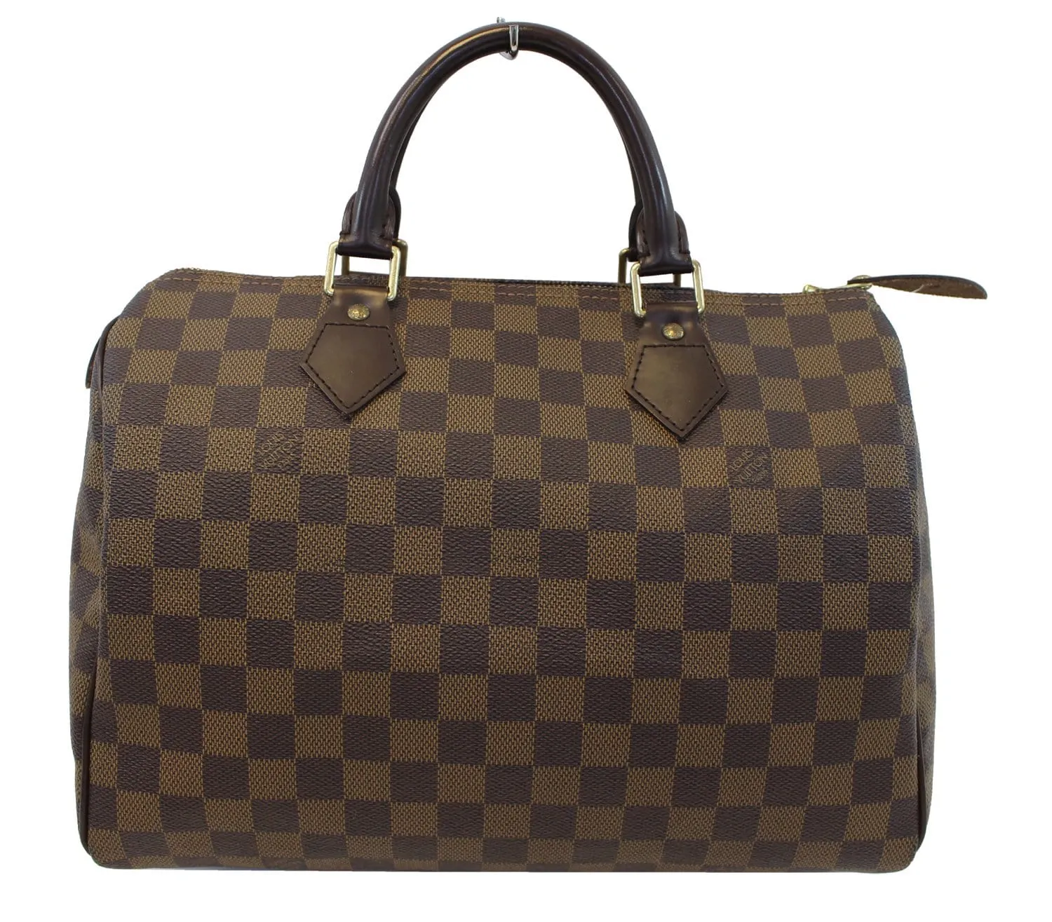 LOUIS VUITTON Damier Ebene Speedy 30 Satchel Bag