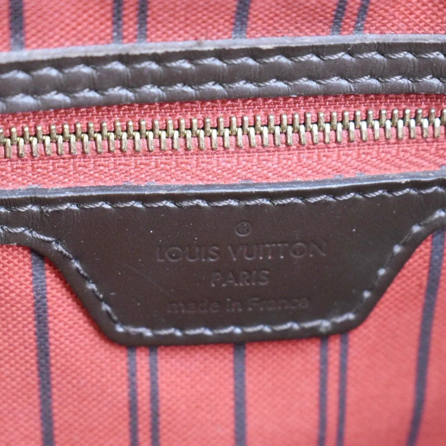 LOUIS VUITTON Delightful MM Damier Ebene Hobo Bag Brown