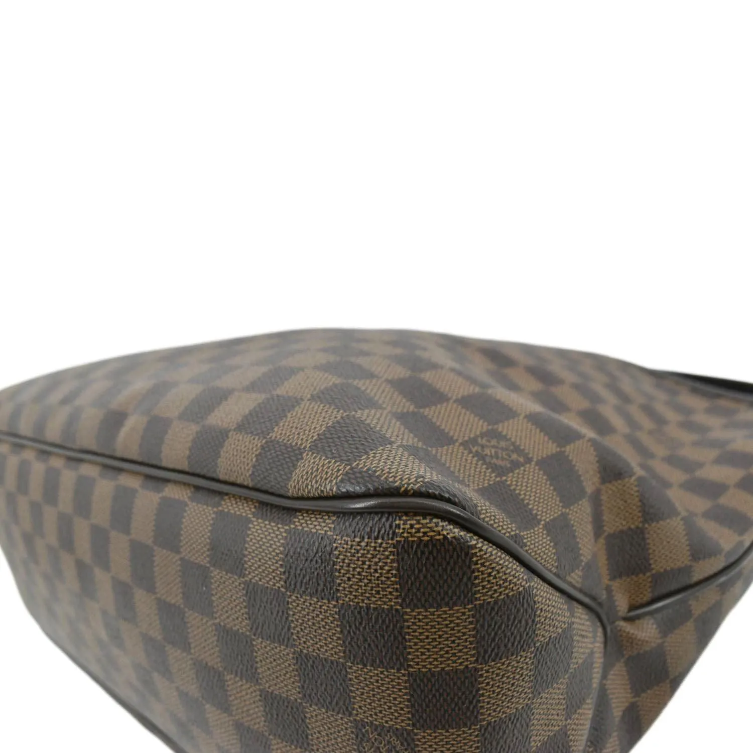 LOUIS VUITTON Delightful MM Damier Ebene Hobo Bag Brown
