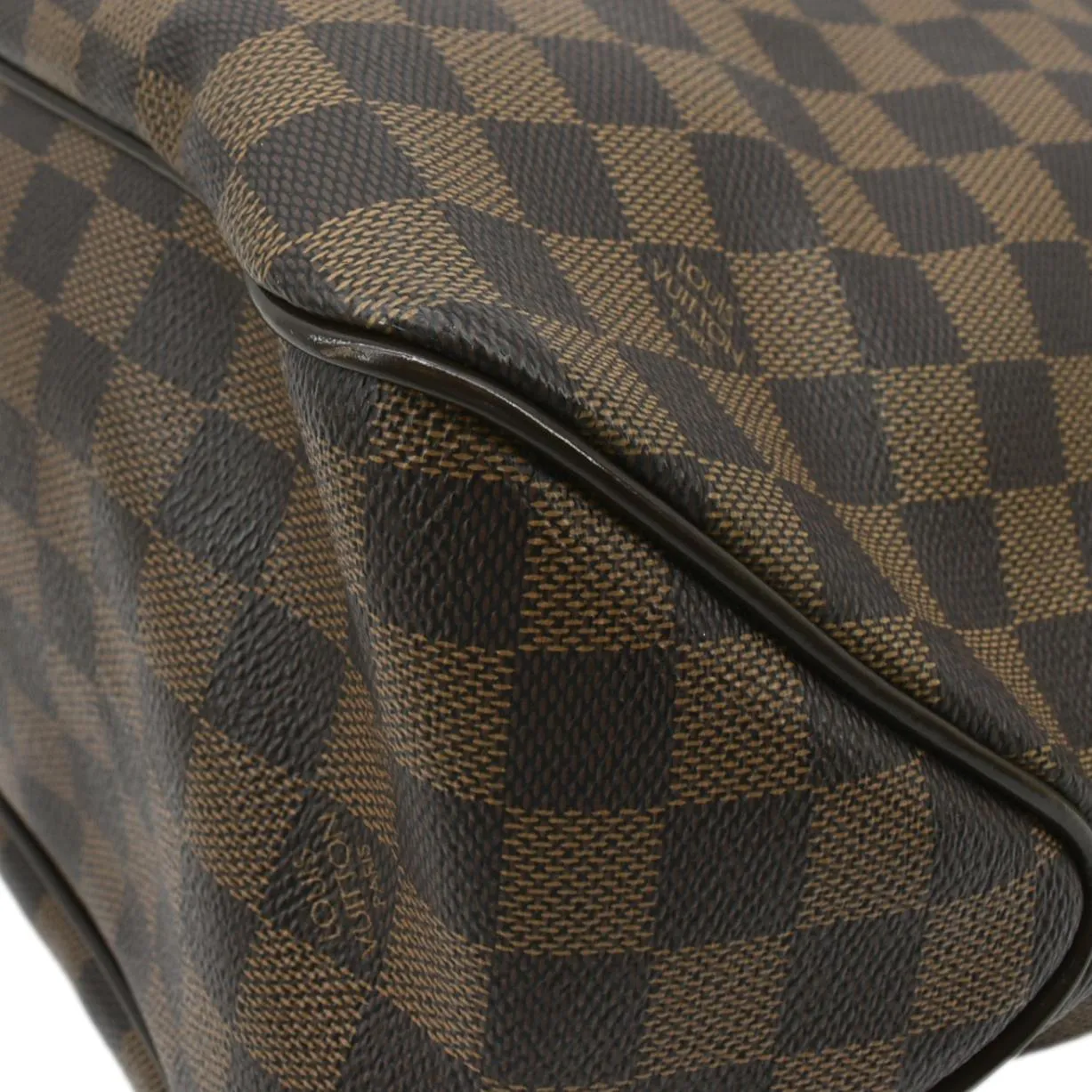 LOUIS VUITTON Delightful MM Damier Ebene Hobo Bag Brown