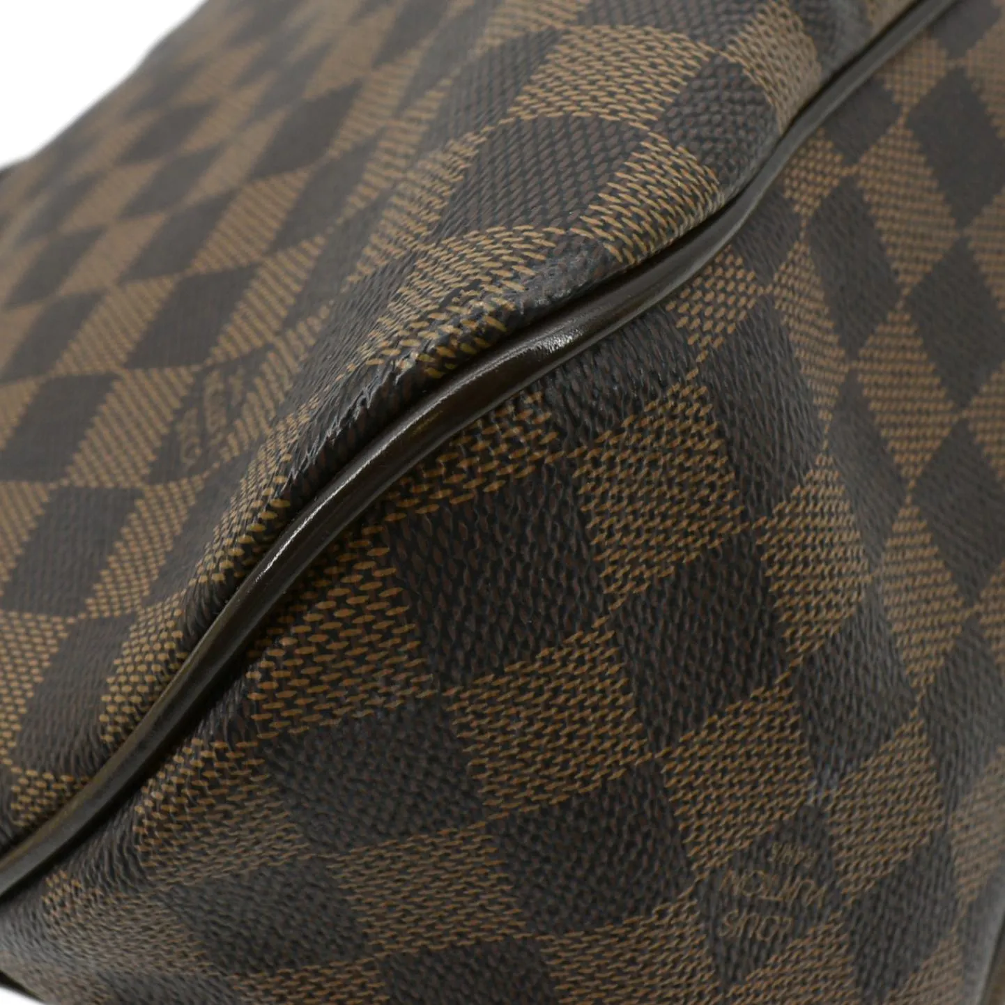 LOUIS VUITTON Delightful MM Damier Ebene Hobo Bag Brown