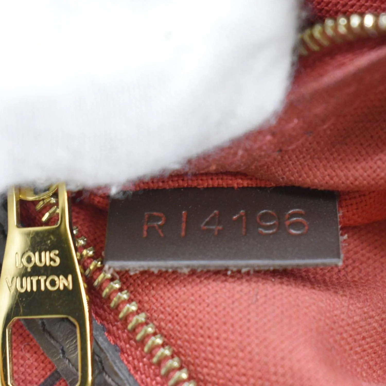 LOUIS VUITTON Delightful MM Damier Ebene Hobo Bag Brown