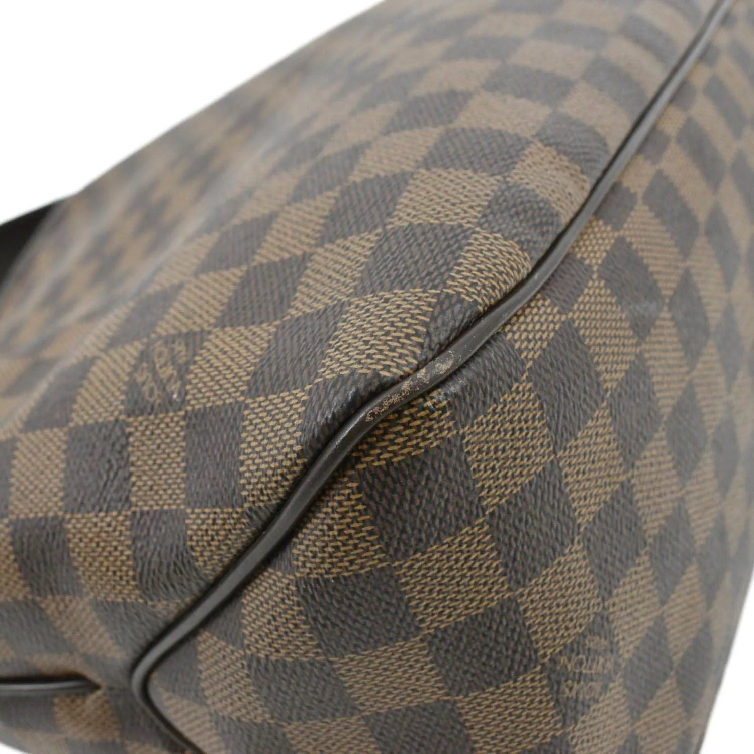 LOUIS VUITTON Delightful MM Damier Ebene Hobo Bag Brown