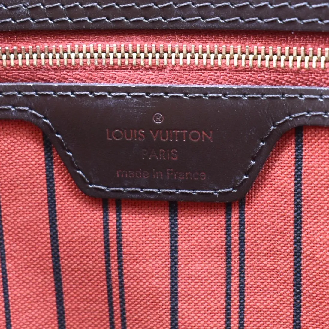 LOUIS VUITTON Delightful MM Damier Ebene Hobo Bag Brown