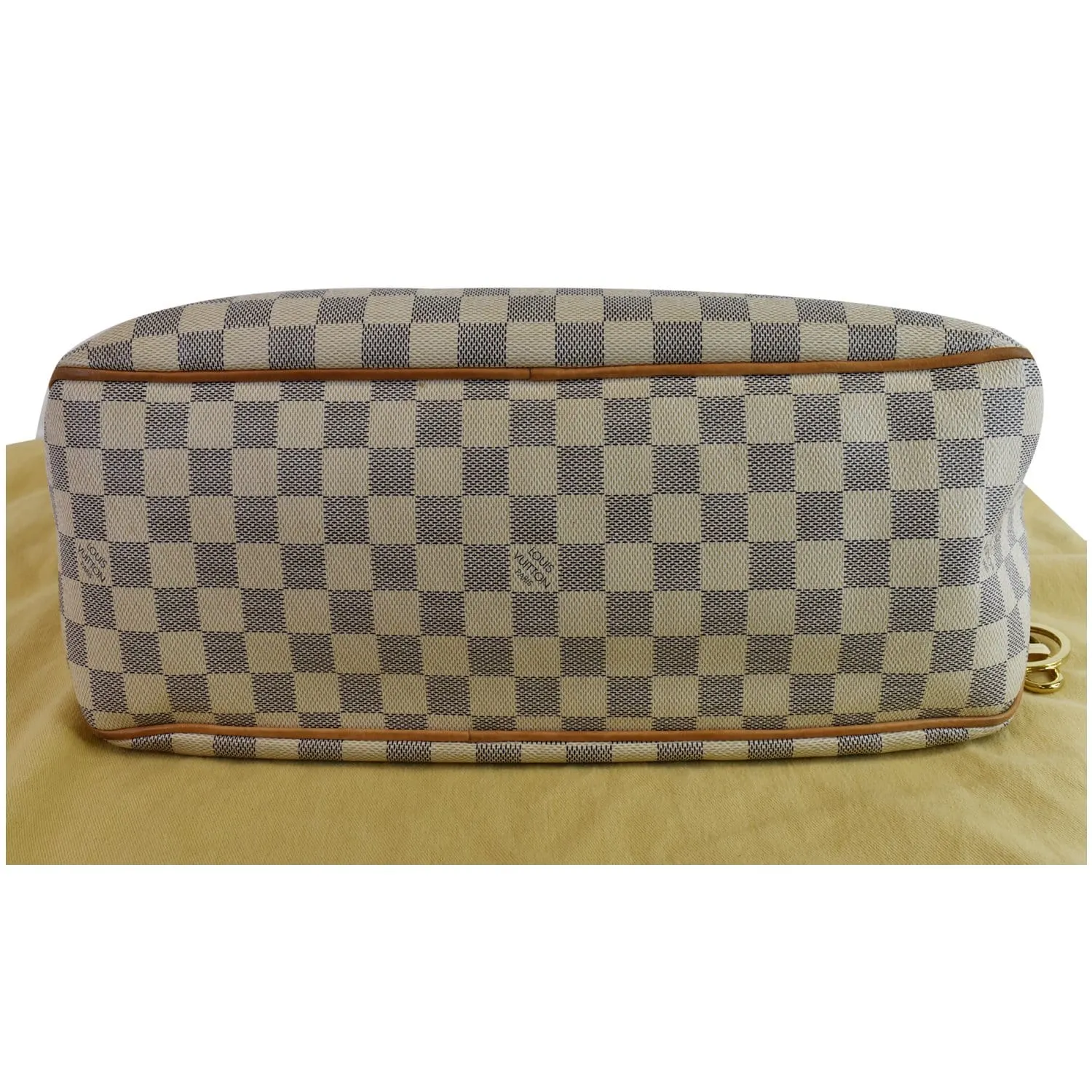 LOUIS VUITTON Delightful PM Damier Azur Shoulder Hobo Bag White