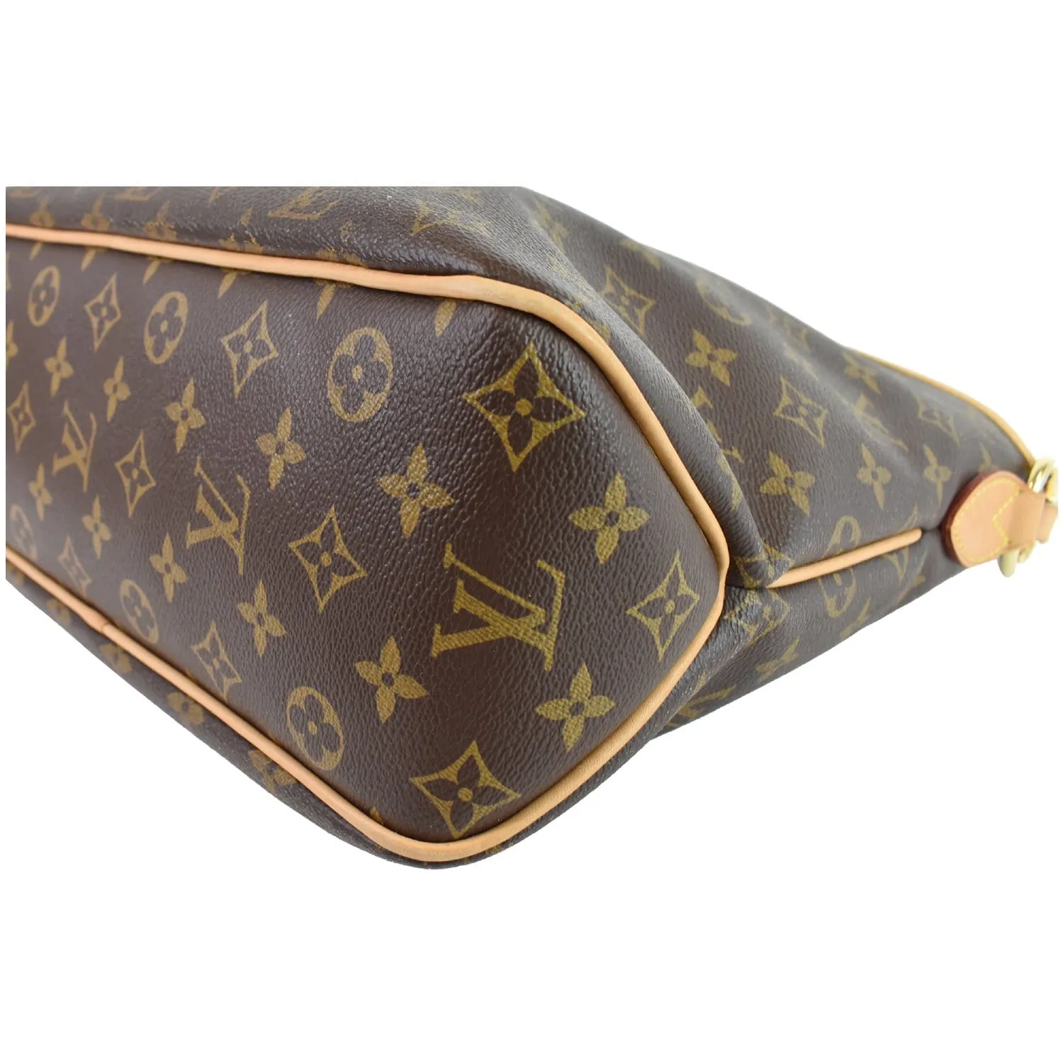 LOUIS VUITTON Delightful PM Monogram Canvas Hobo Bag Brown