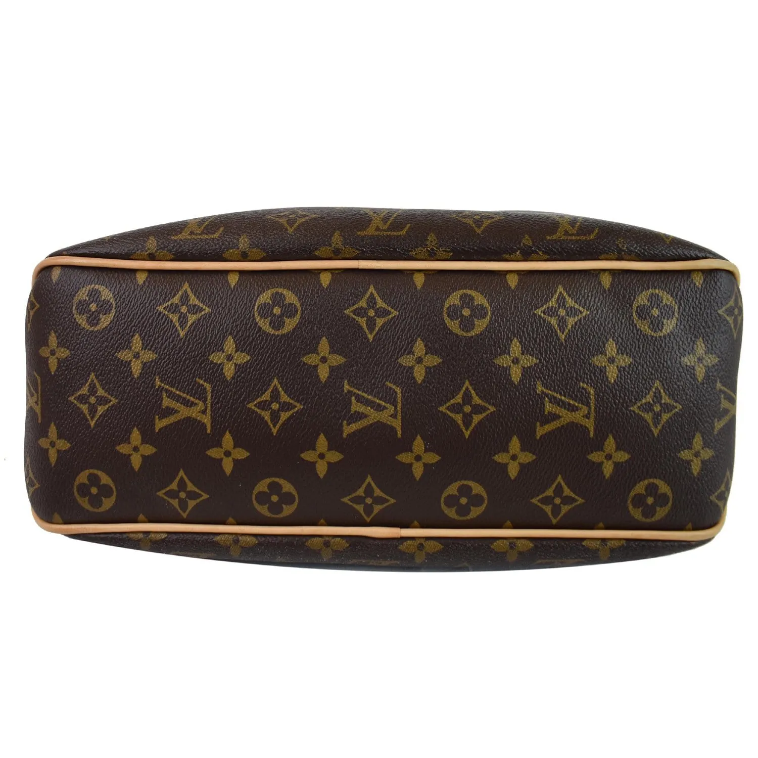 LOUIS VUITTON Delightful PM Monogram Canvas Hobo Bag Brown