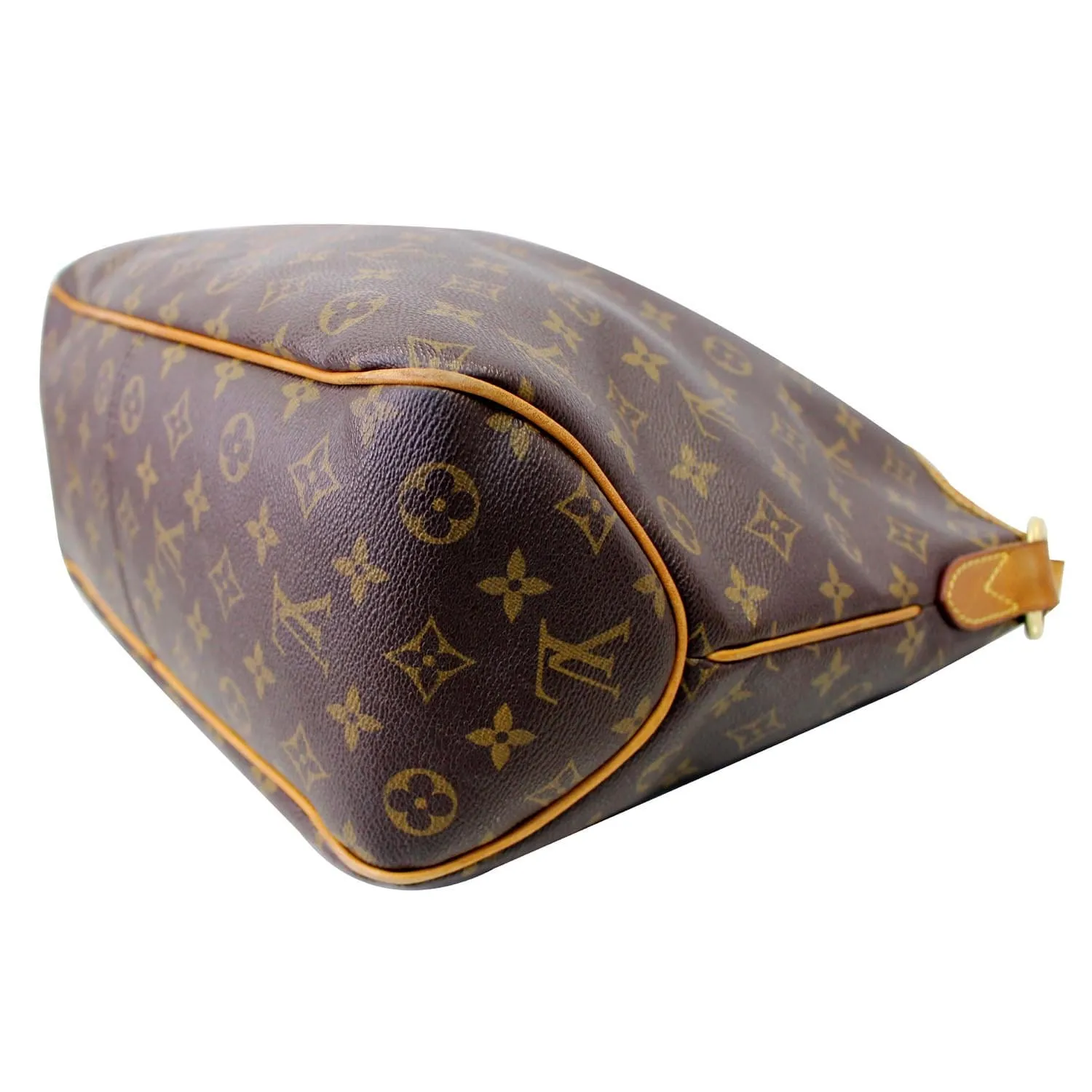 LOUIS VUITTON Delightful PM Monogram Canvas Shoulder Hobo Bag Brown