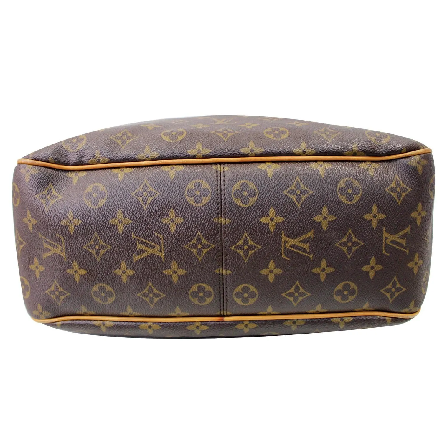 LOUIS VUITTON Delightful PM Monogram Canvas Shoulder Hobo Bag Brown
