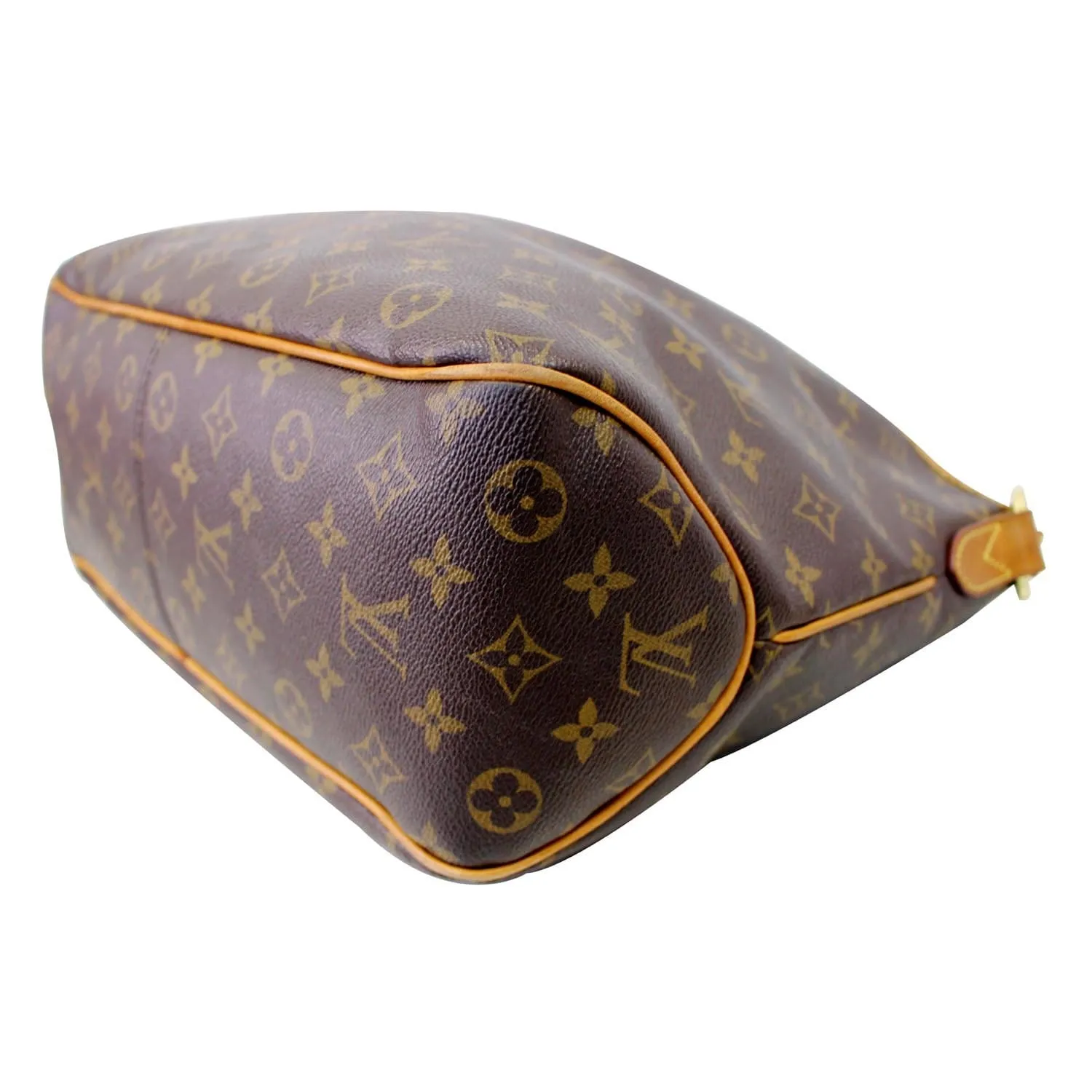 LOUIS VUITTON Delightful PM Monogram Canvas Shoulder Hobo Bag Brown