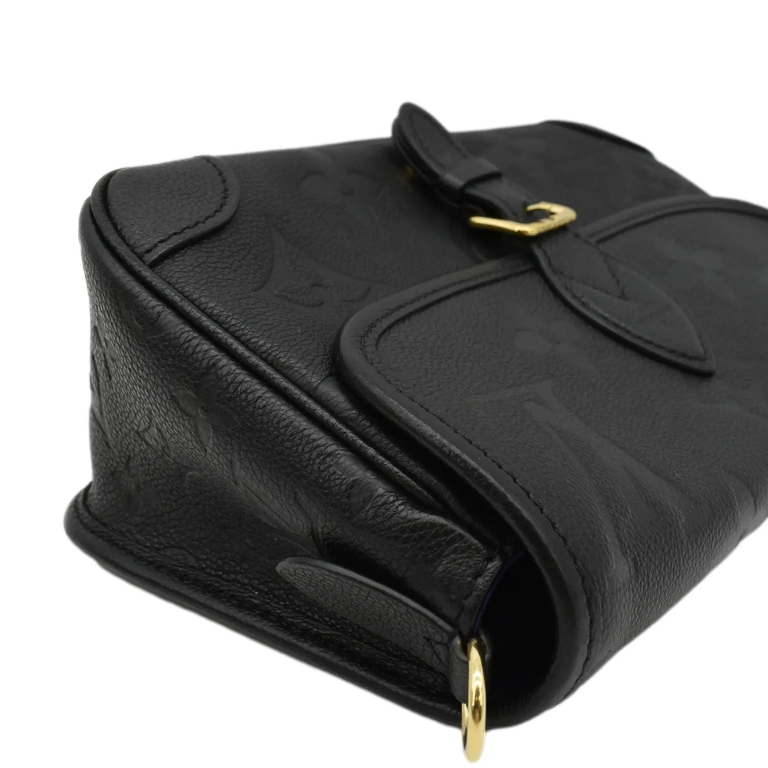 LOUIS VUITTON  Diane Empreinte Leather Crossbody Bag Black