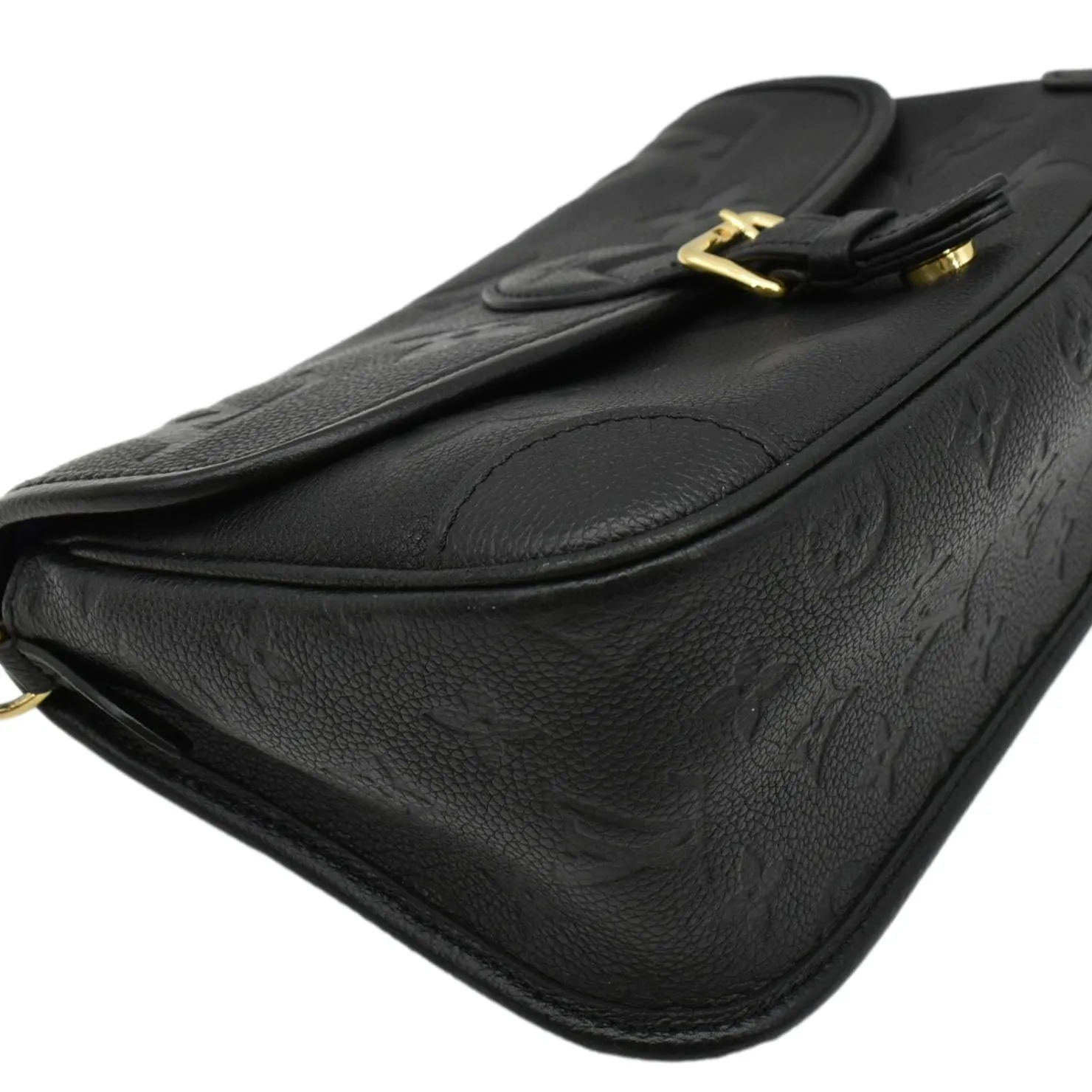 LOUIS VUITTON  Diane Empreinte Leather Crossbody Bag Black