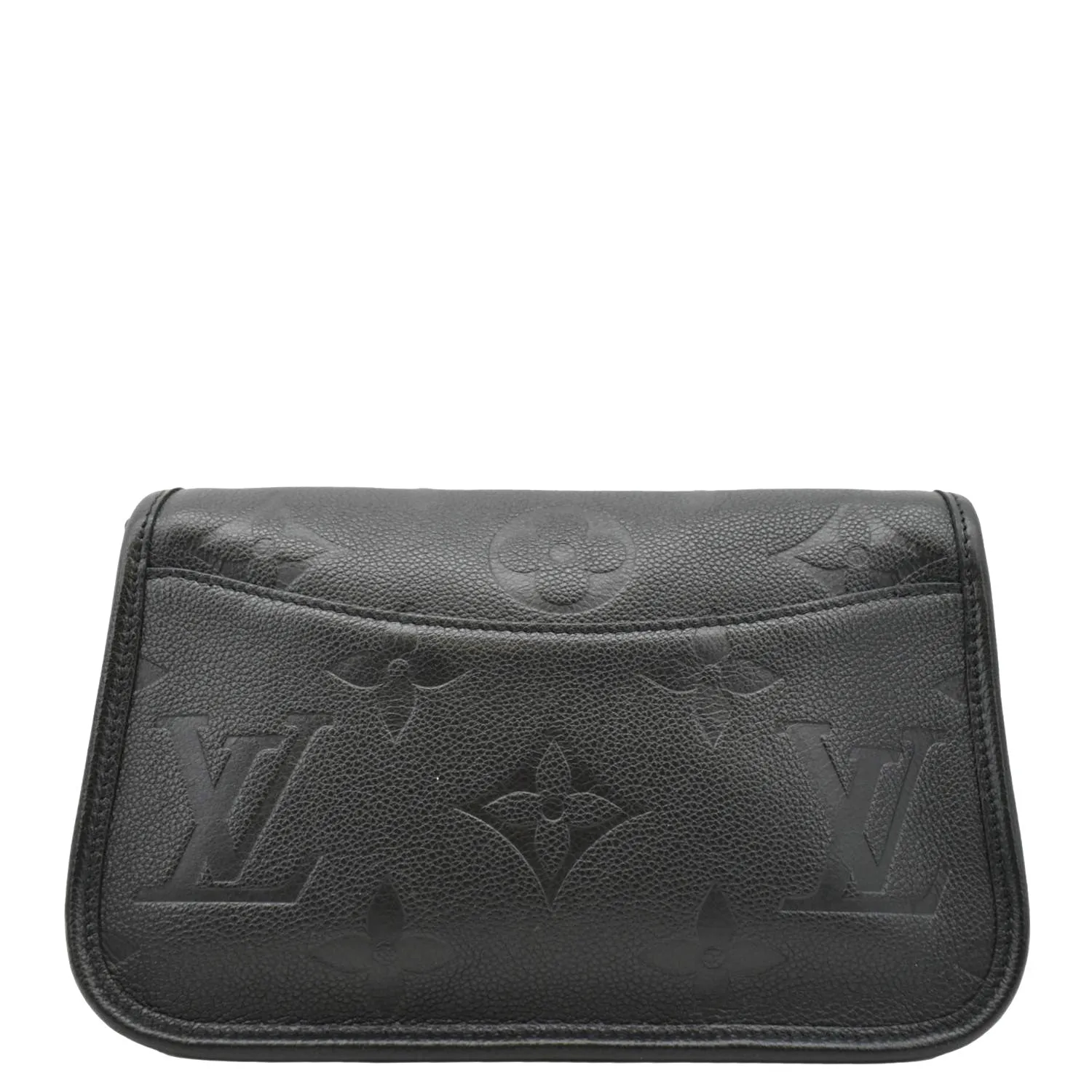 LOUIS VUITTON  Diane Empreinte Leather Crossbody Bag Black