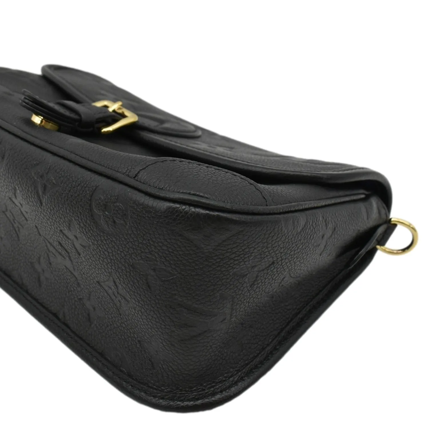 LOUIS VUITTON  Diane Empreinte Leather Crossbody Bag Black