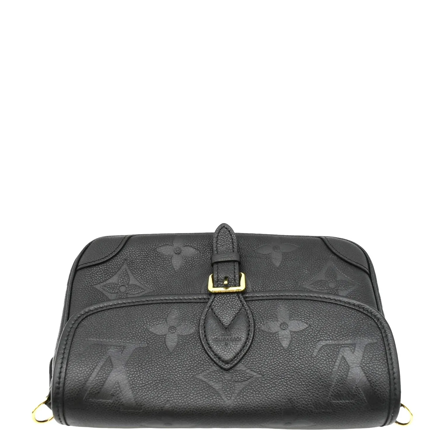 LOUIS VUITTON  Diane Empreinte Leather Crossbody Bag Black