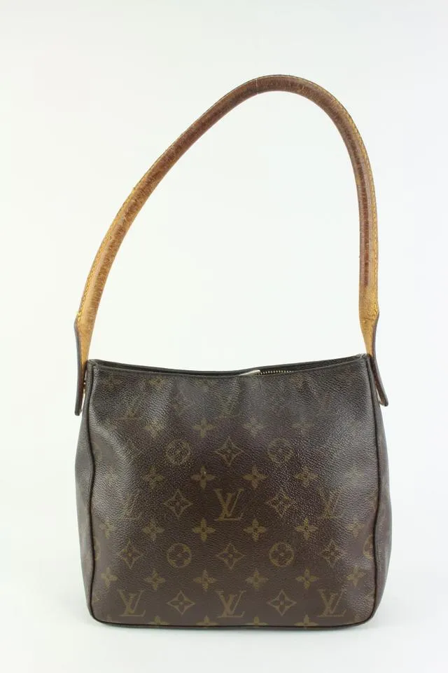 Louis Vuitton Discontinued Monogram Loopin MM Zip Hobo 5LZ1209