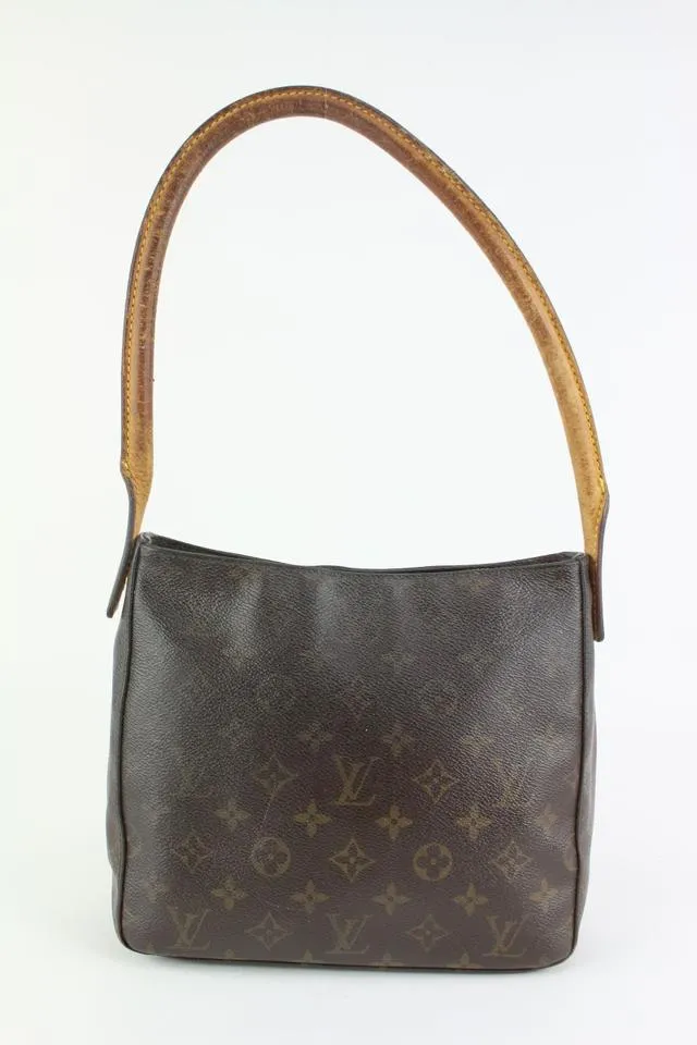 Louis Vuitton Discontinued Monogram Loopin MM Zip Hobo 5LZ1209