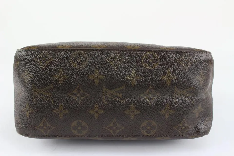 Louis Vuitton Discontinued Monogram Loopin MM Zip Hobo 5LZ1209