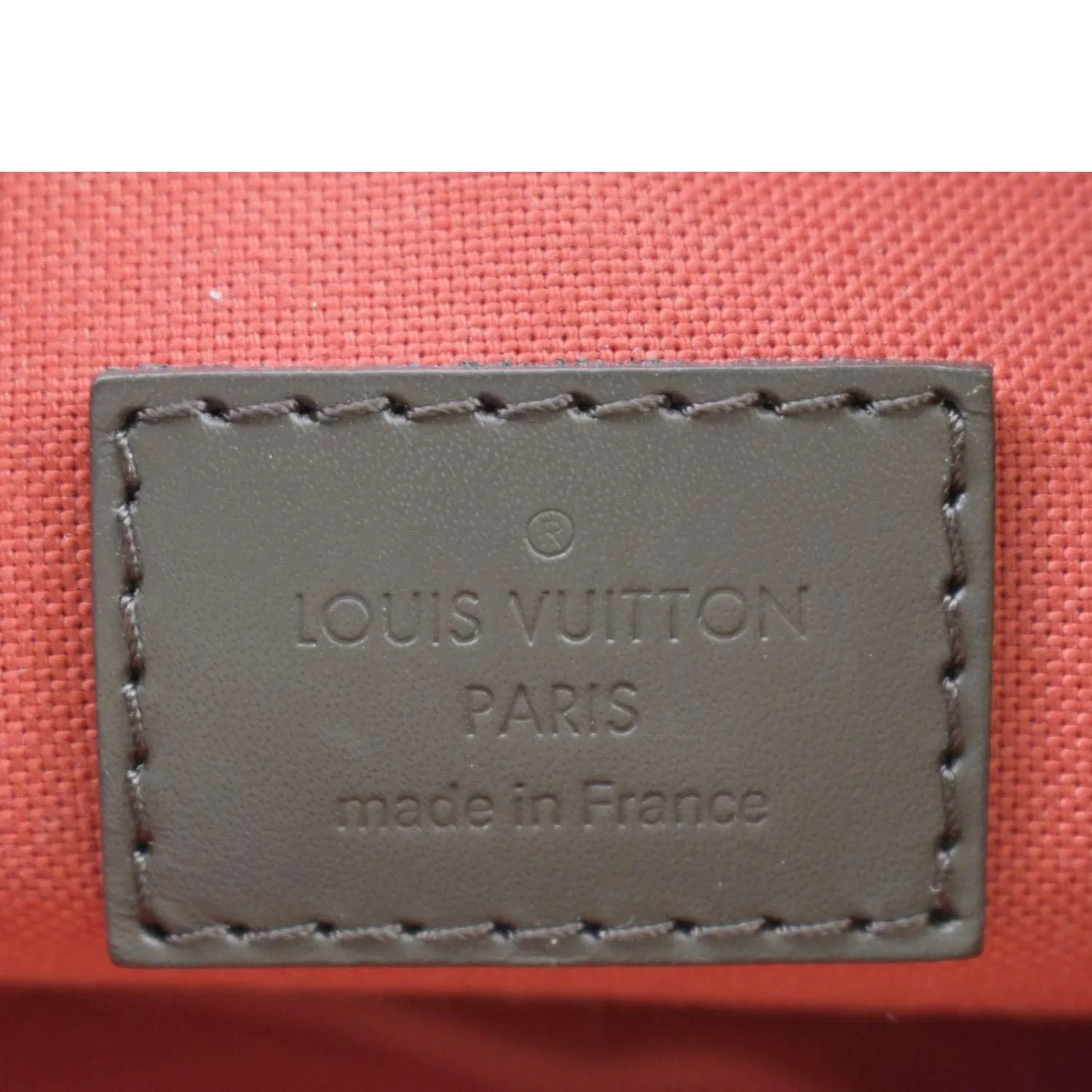 LOUIS VUITTON Duomo Damier Ebene Hobo Bag Brown
