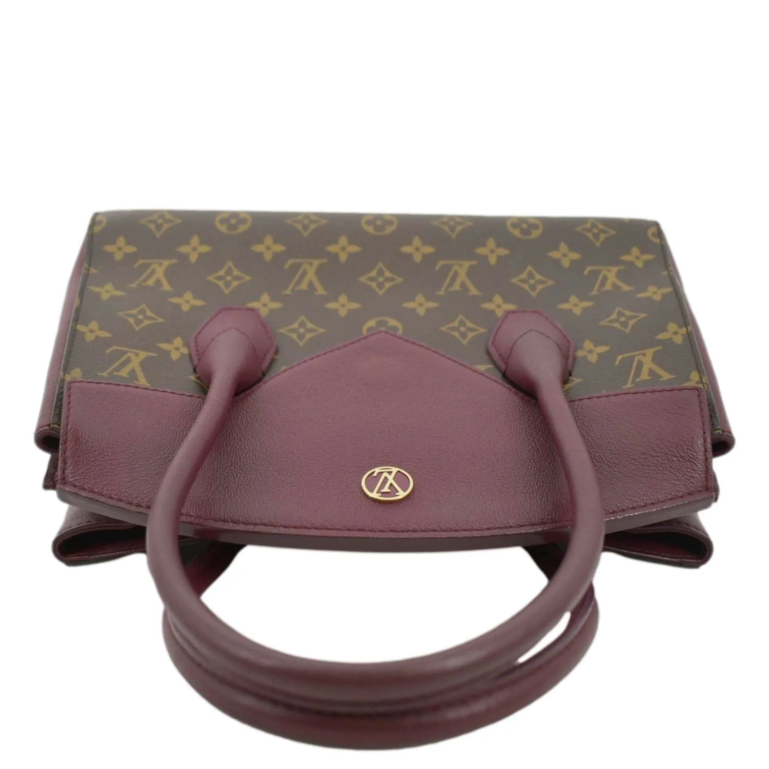 LOUIS VUITTON Florine Monogram Canvas Shoulder Bag Burgundy