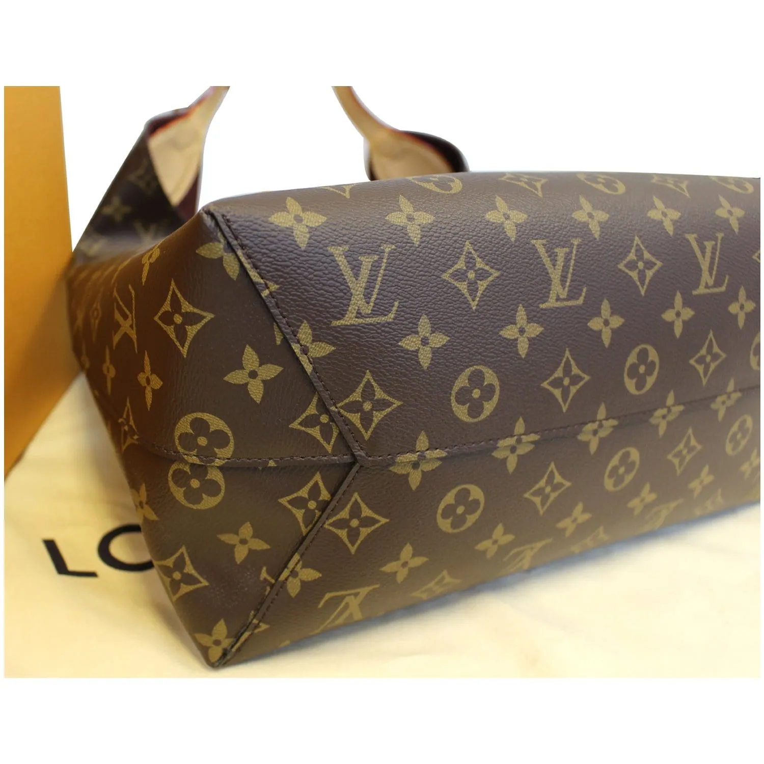 LOUIS VUITTON Flower Hobo Monogram Canvas Shoulder Bag