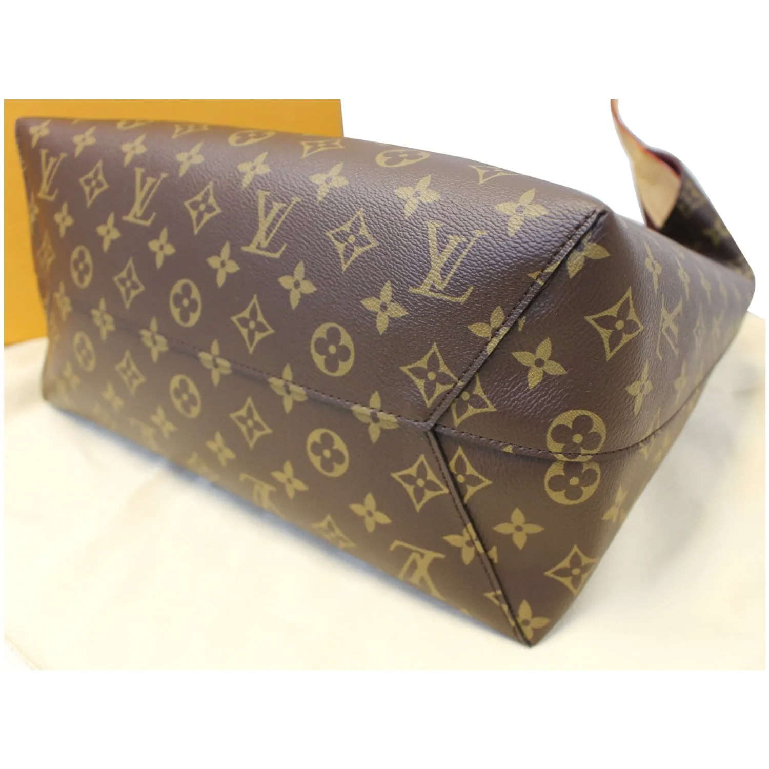 LOUIS VUITTON Flower Hobo Monogram Canvas Shoulder Bag