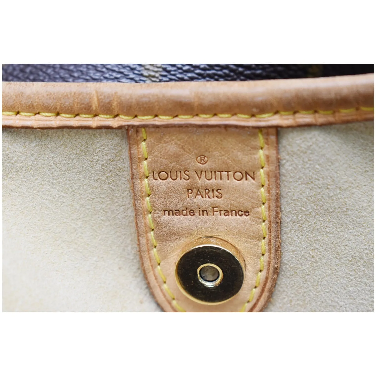 LOUIS VUITTON Galliera PM Monogram Canvas Hobo Shoulder Bag Brown