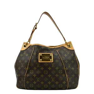 LOUIS VUITTON Galliera PM Monogram Canvas Hobo Shoulder Bag Brown