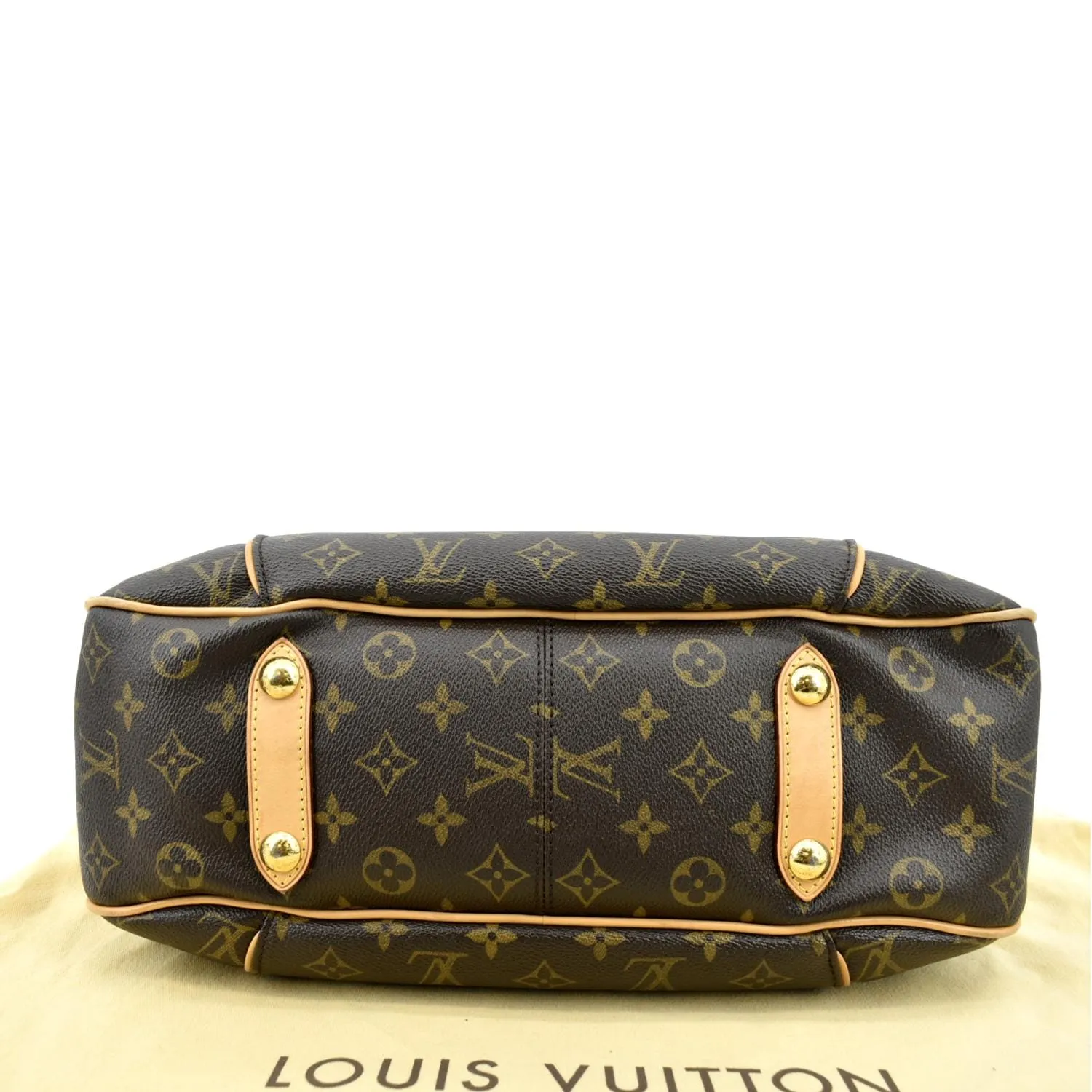 LOUIS VUITTON Galliera PM Monogram Canvas Hobo Shoulder Bag Brown