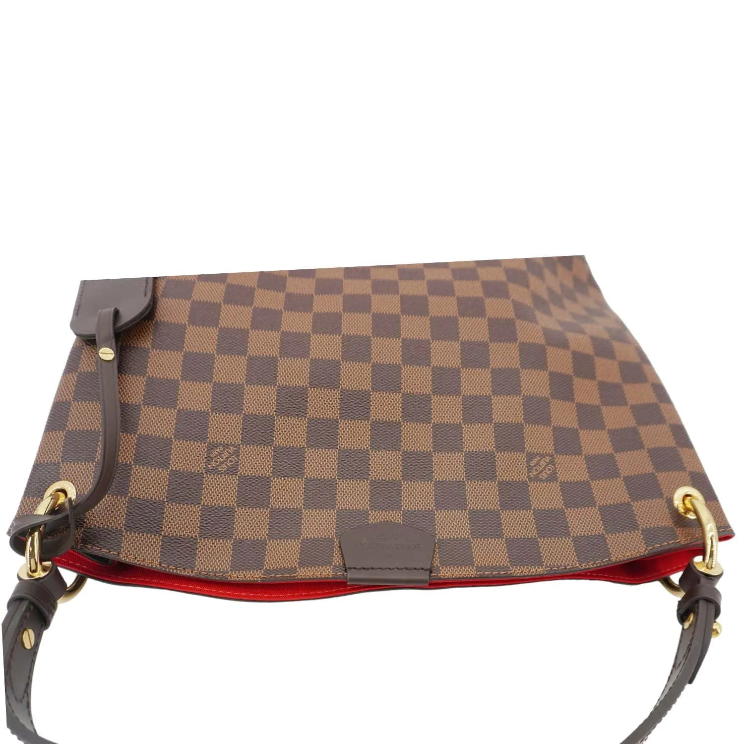 LOUIS VUITTON Graceful PM Damier Ebene Shoulder Bag Brown