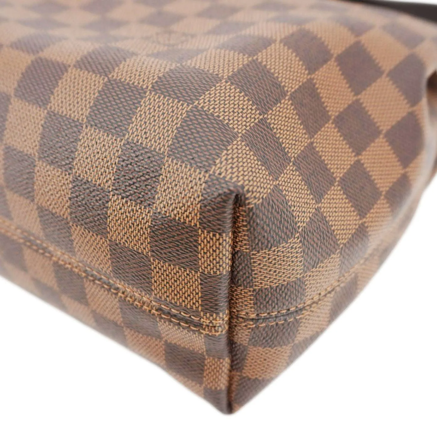 LOUIS VUITTON Graceful PM Damier Ebene Shoulder Bag Brown