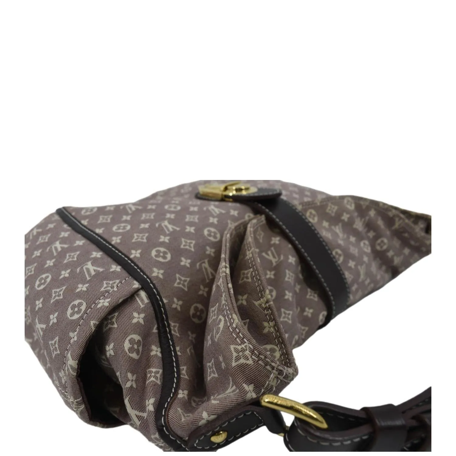 LOUIS VUITTON Idylle Romance Monogram Canvas Hobo Bag Sepia