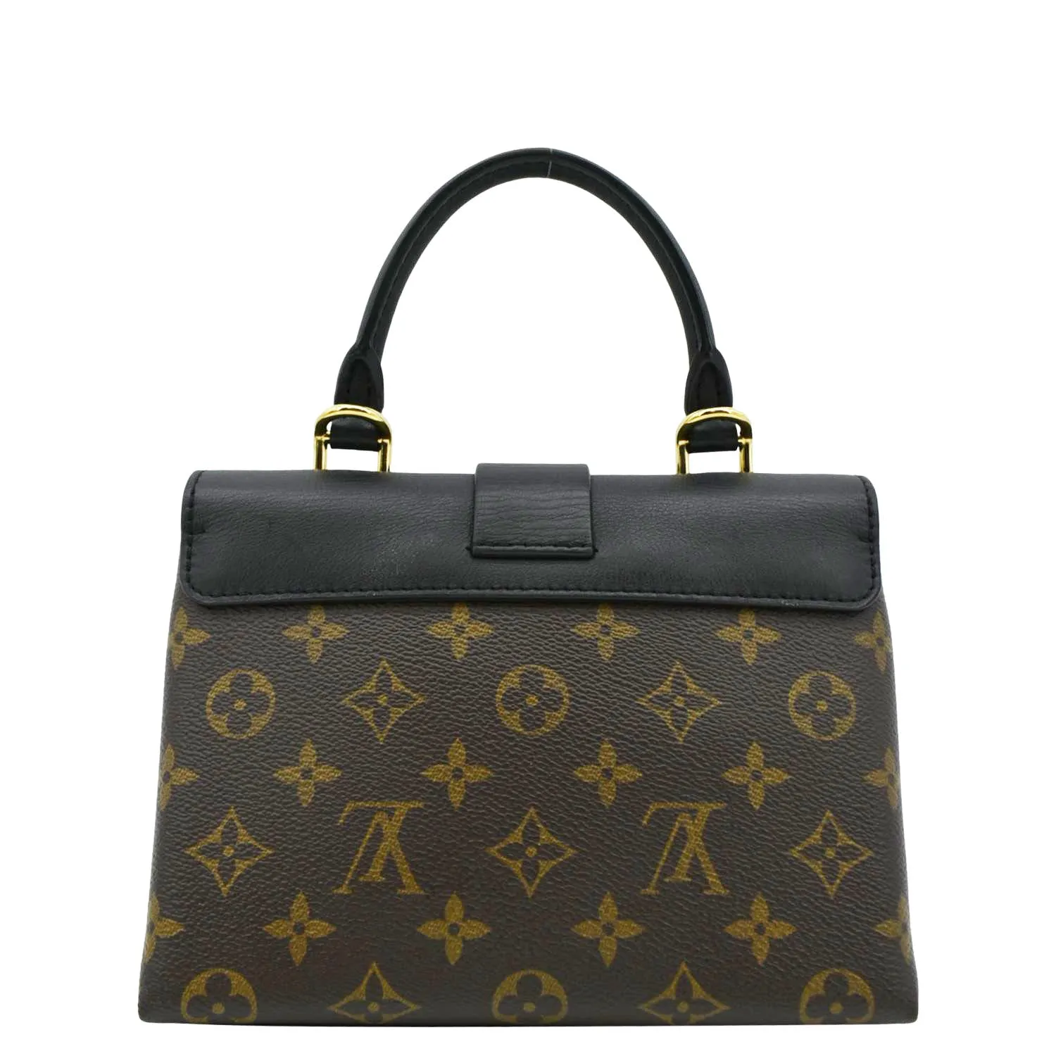 LOUIS VUITTON Locky BB Monogram Canvas Shoulder Bag Brown