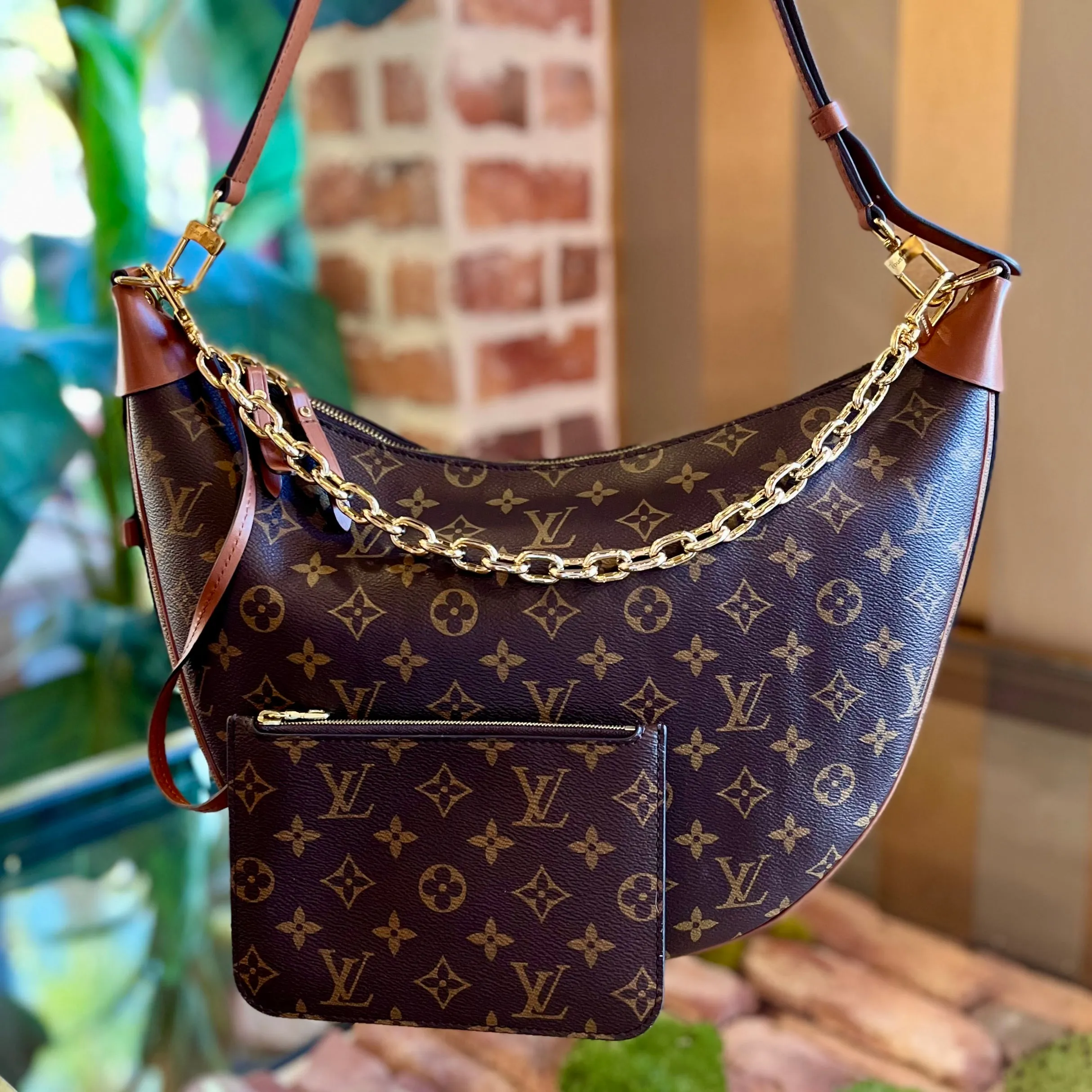 LOUIS VUITTON Loop Monogram Hobo